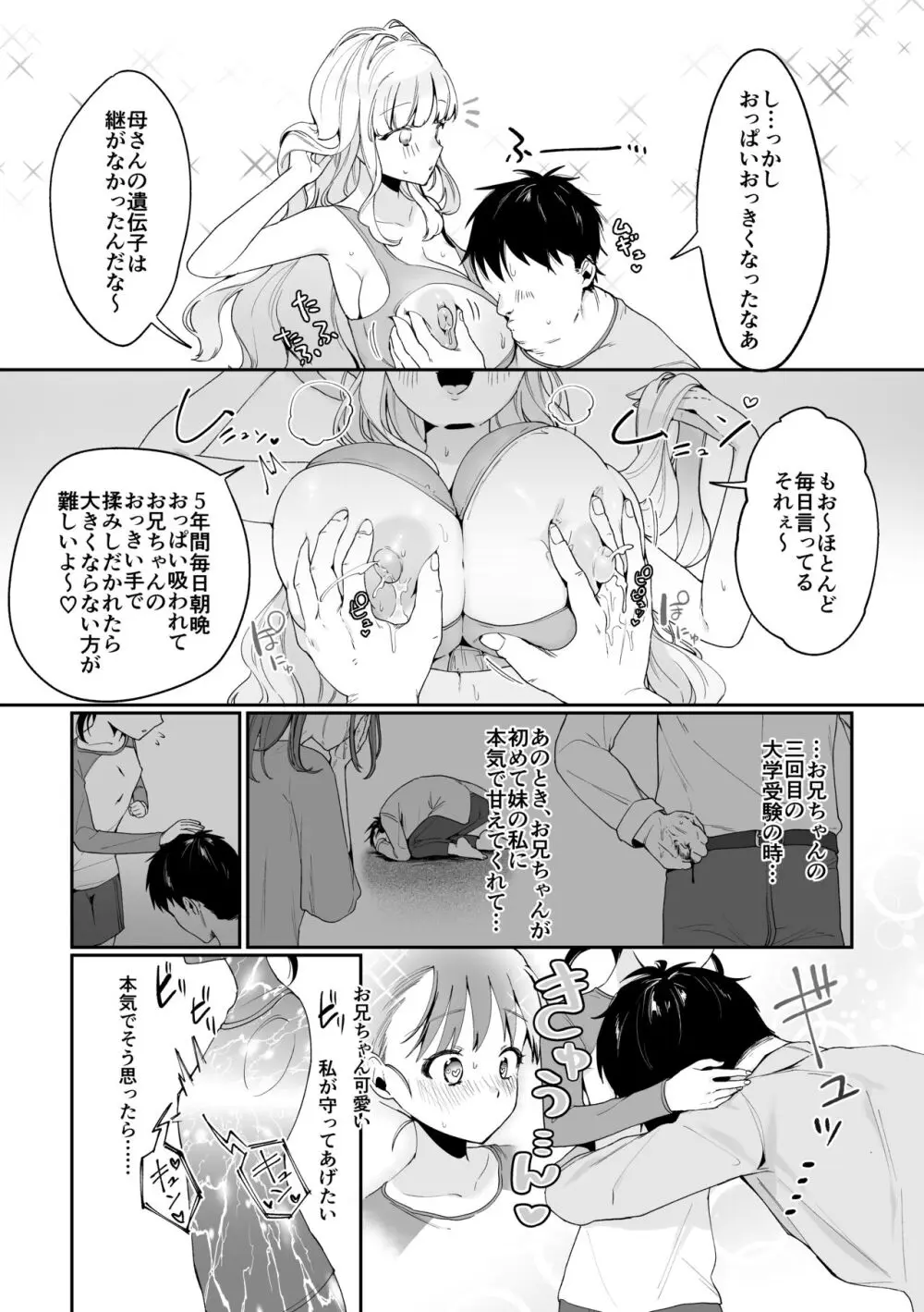 妹母乳でスクスク性活♥ Page.12