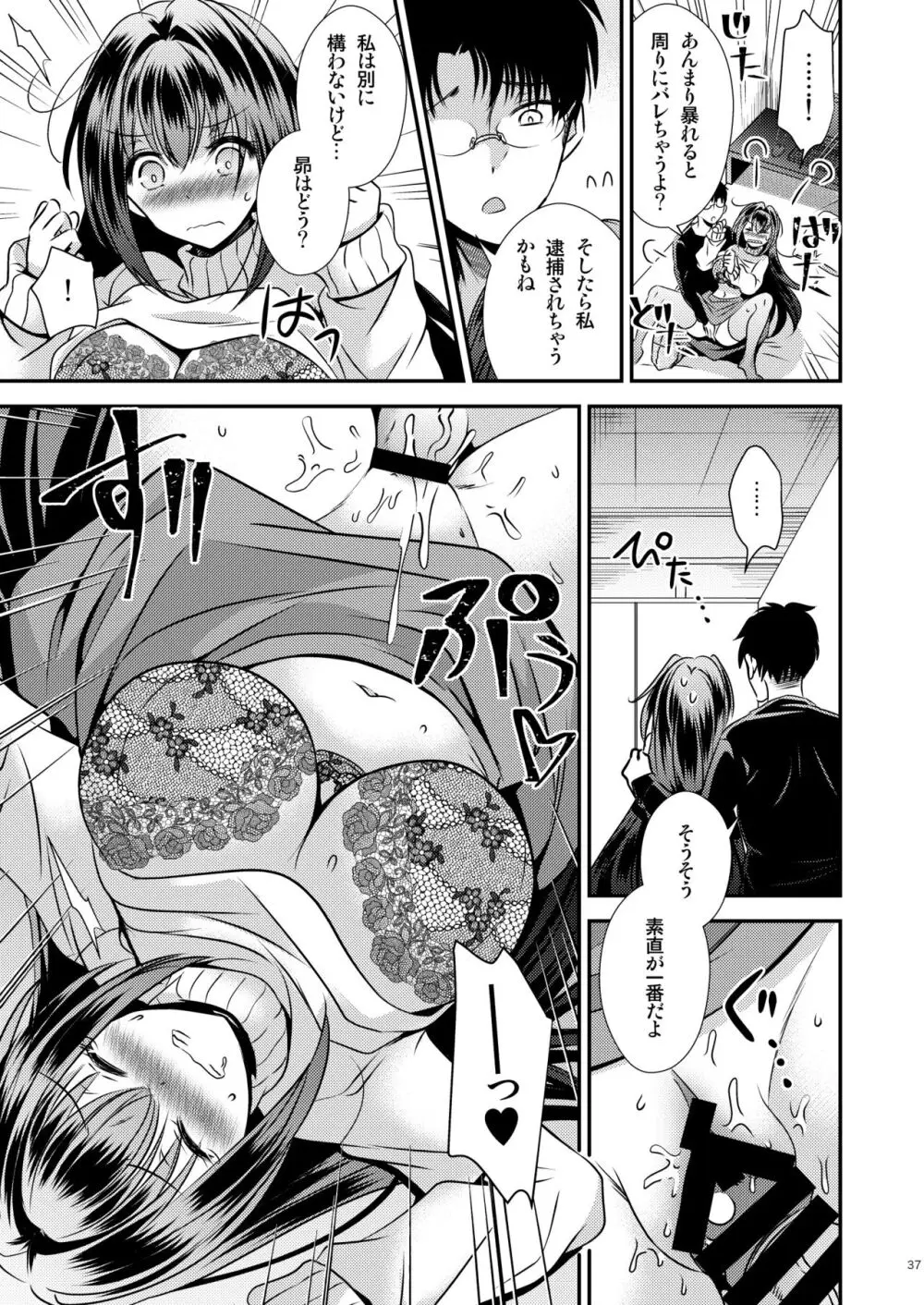 性欲処理に使っていた妹と入れ替わった兄 Page.37