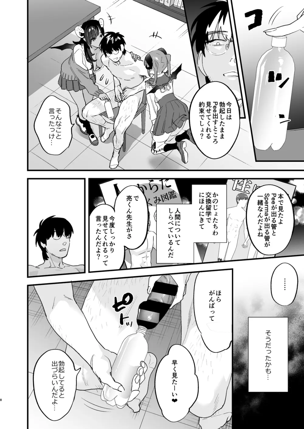 交換留学生 -サキュバス達と僕- Page.8