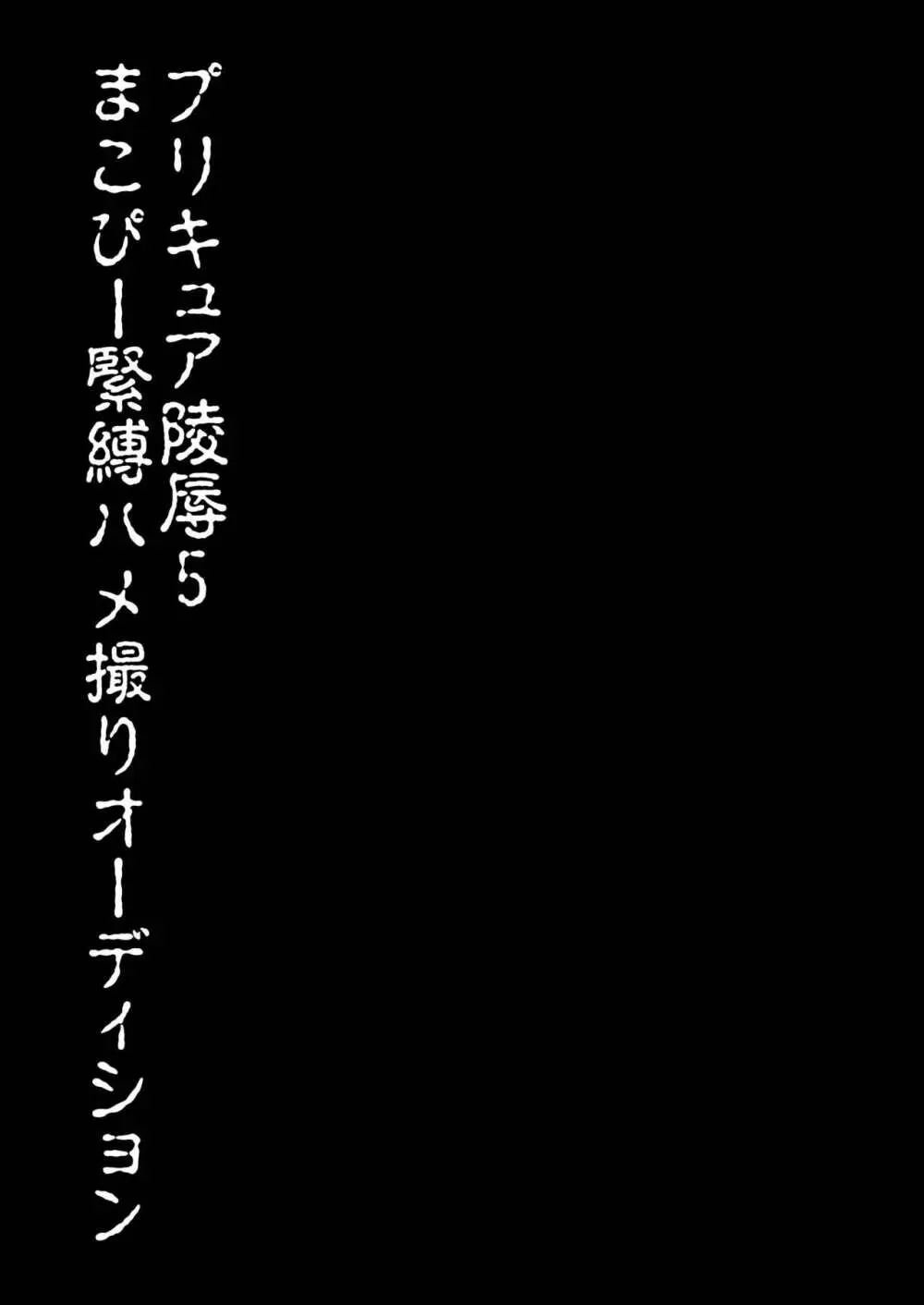 プリキュア陵辱5まこぴー緊縛ハメ撮りオーディション Page.3