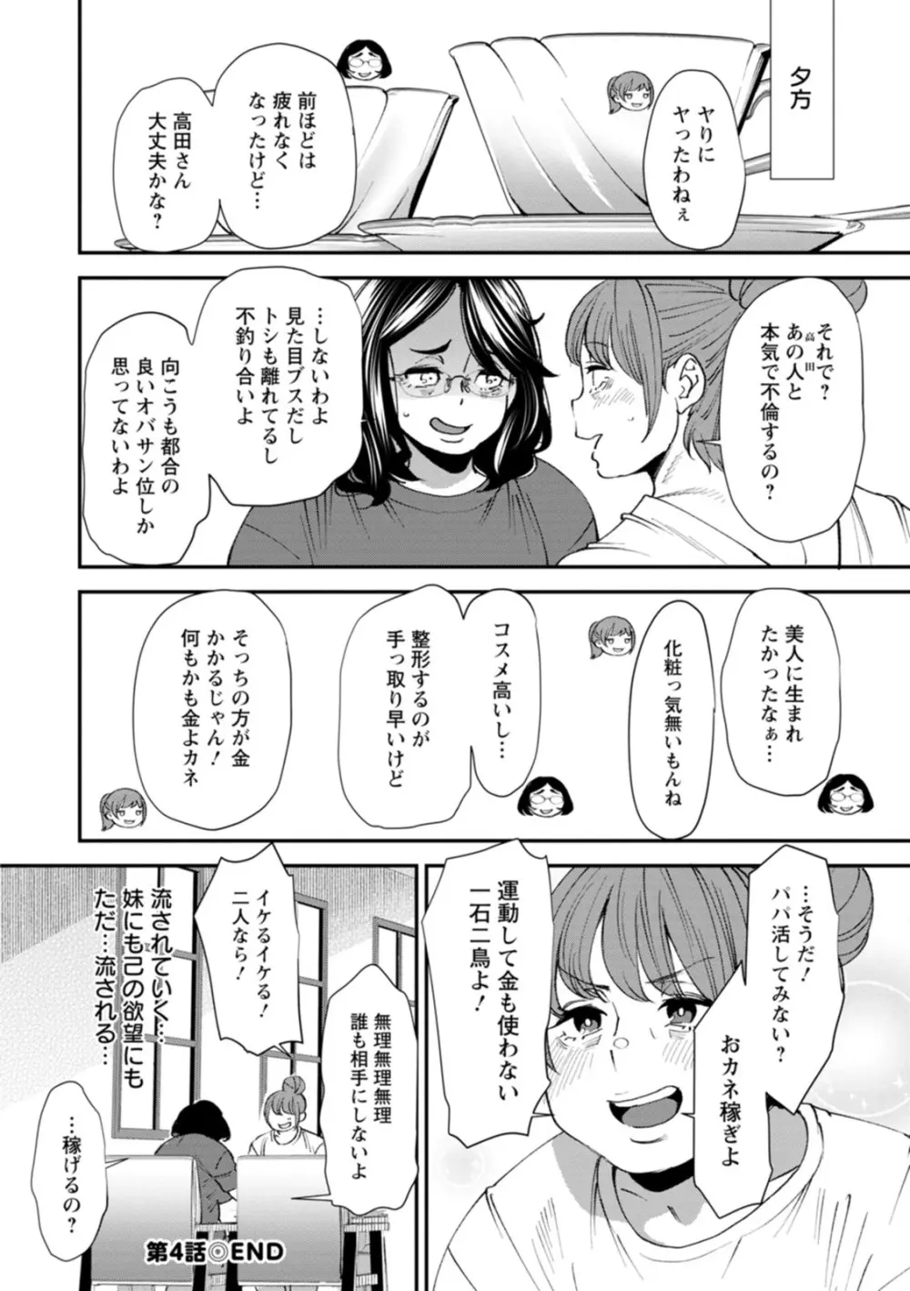 ぽっちゃり人妻姉妹の淫乱セクササイズ Page.84