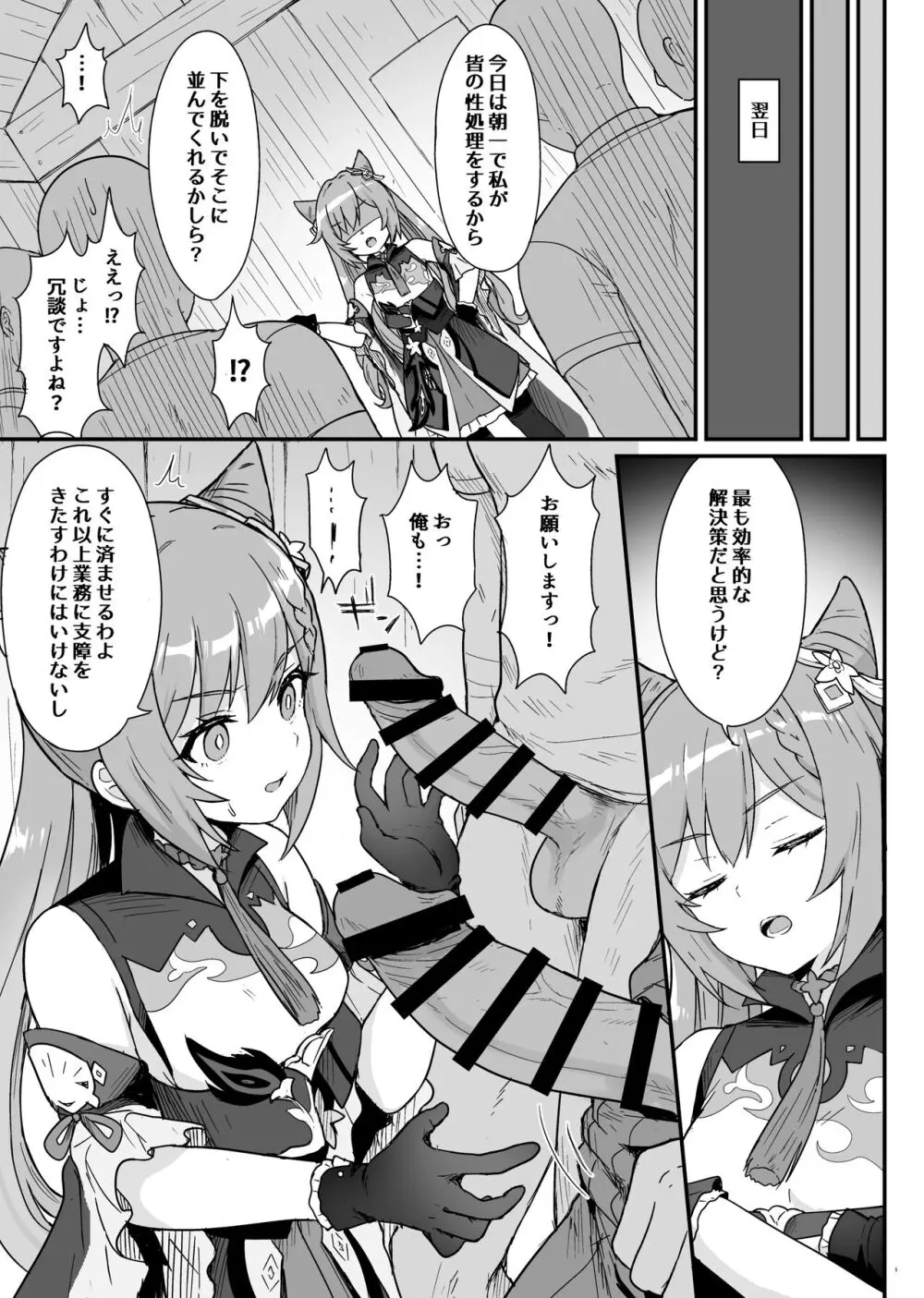 刻晴ちゃんが部下をシゴキまくる本 Page.4