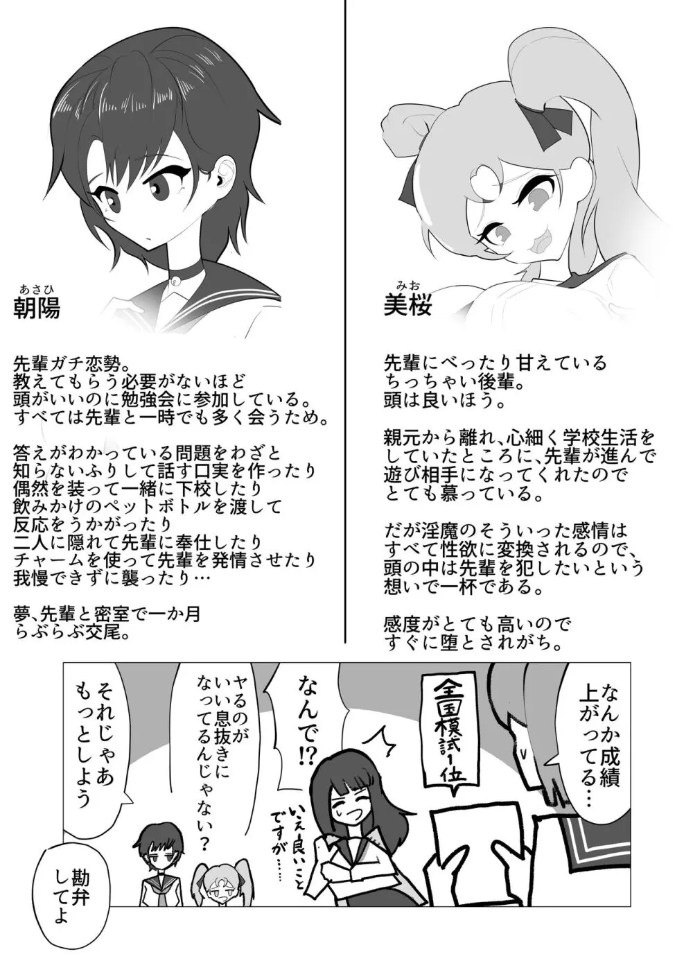 女の子ならチンポ生えても色仕掛けに負けたりしませんよね? Page.37