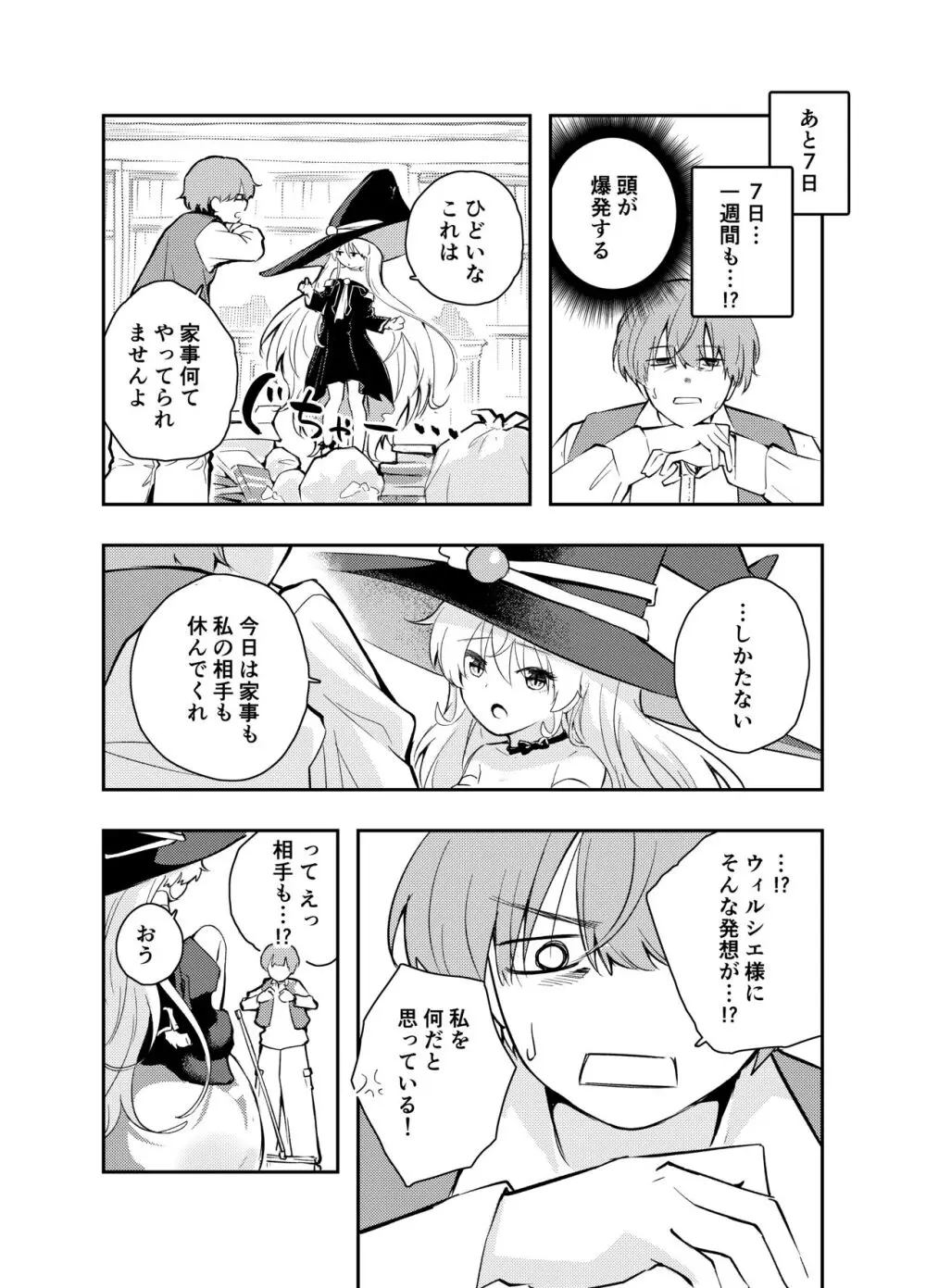 わがまま魔女と射精禁止生活 Page.21