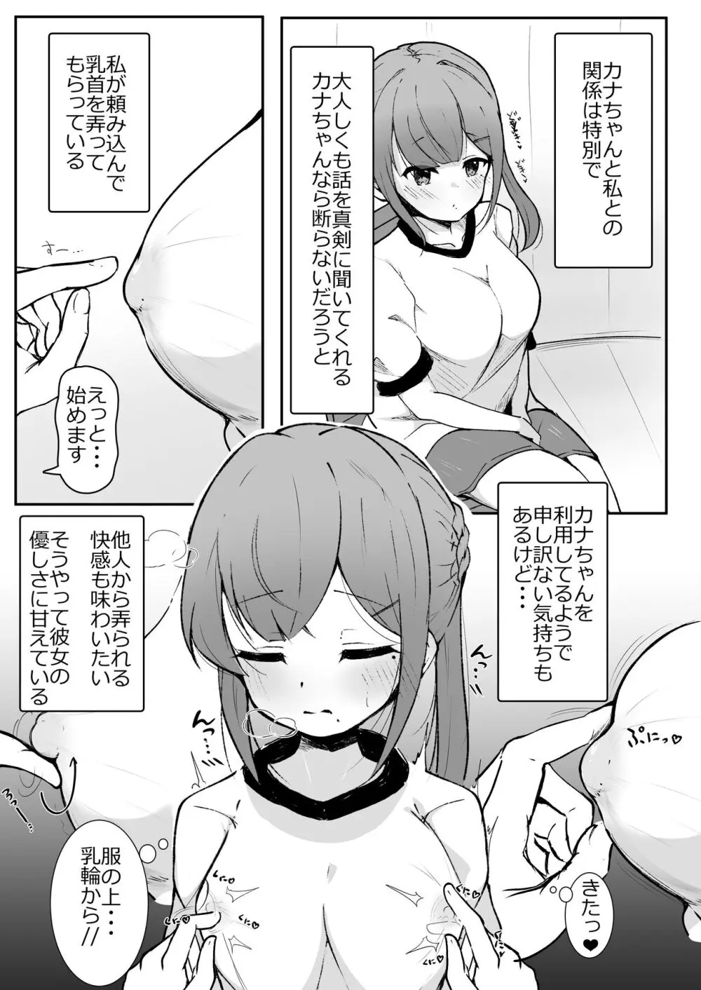 乳首弄りの仲 Page.3