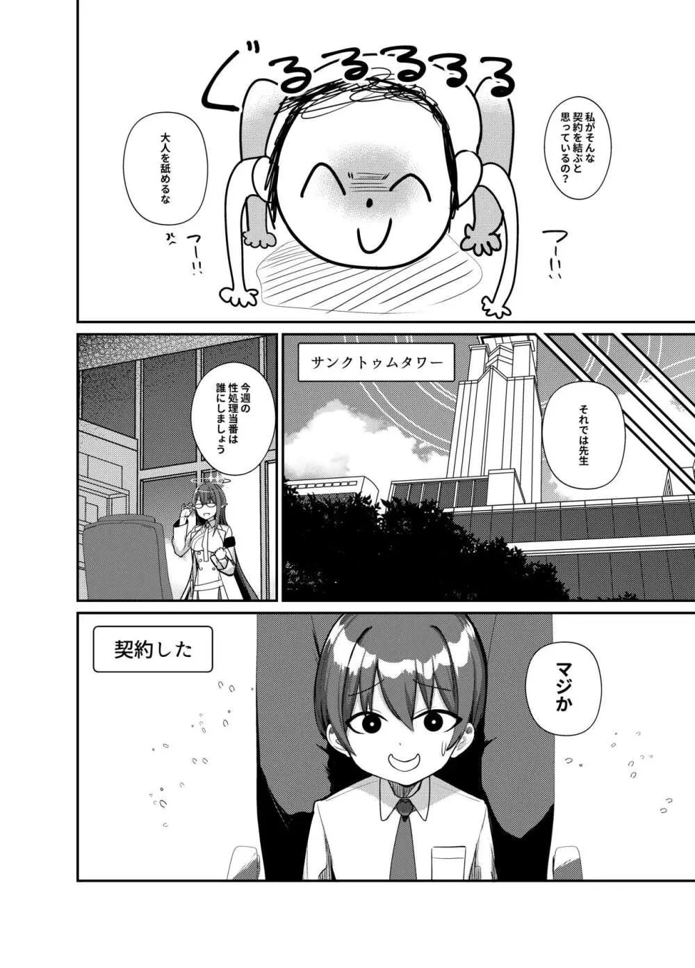 ショタ先生の性処理当番～ゲヘナ風紀委員会銀鏡イオリ編～ Page.4