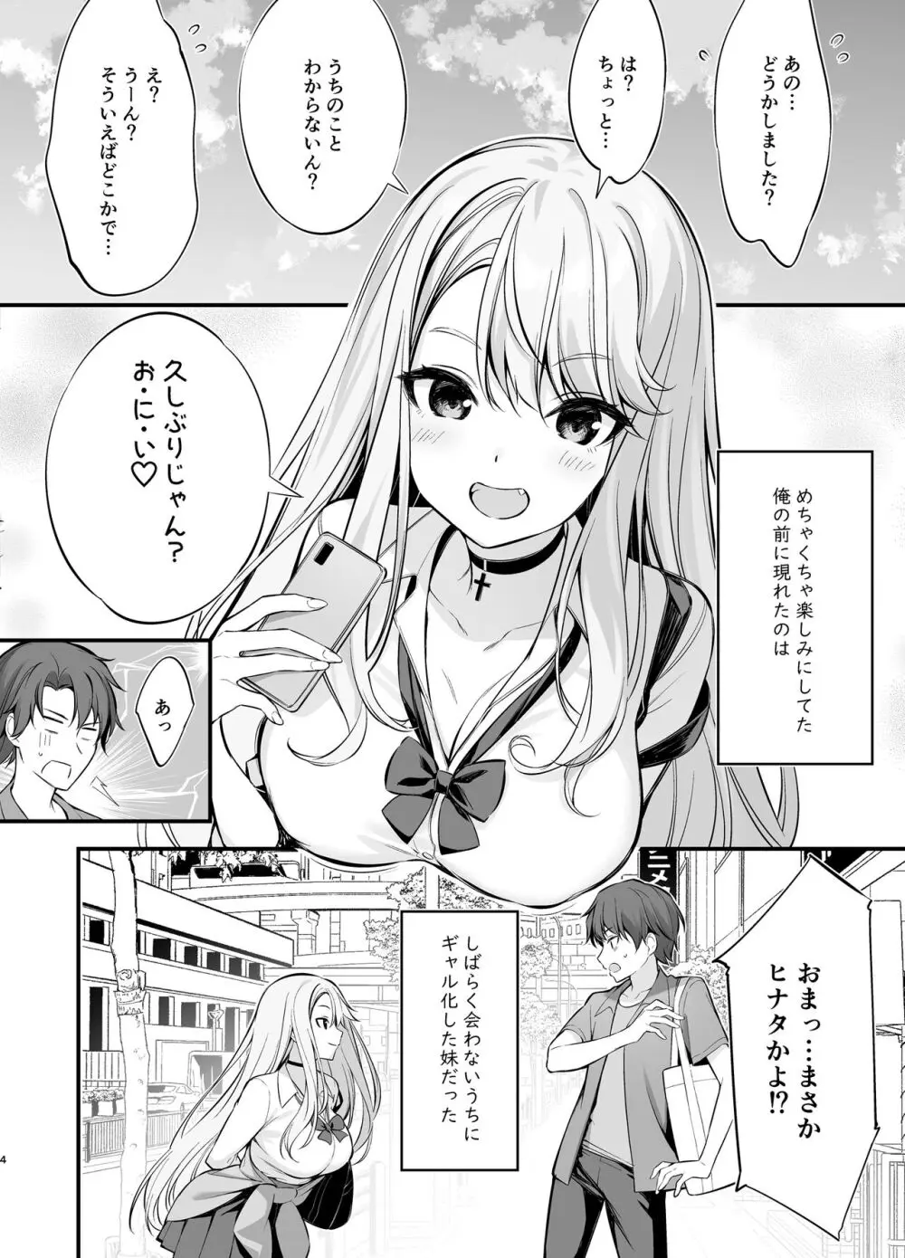 SNSで出会ったのはギャル化した妹でした Page.3