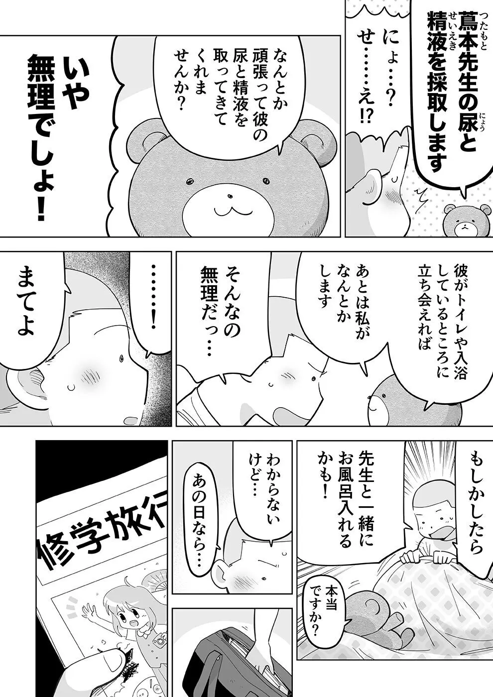 スケスケ先生を観察 Page.47