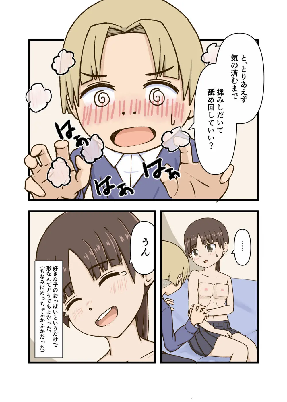 彼女のおっぱいが四角形だった話 Page.4