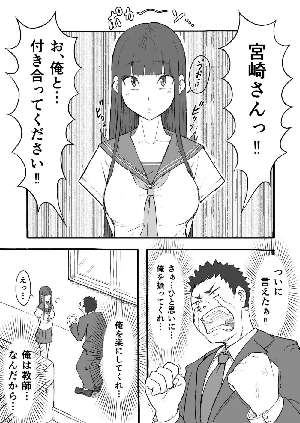 禁じられた青春の果実。～おっとり巨乳女子の初性交～ Page.2