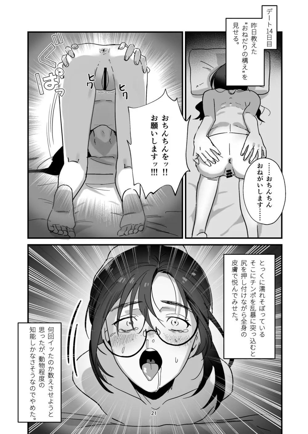 陰キャボサ髪手汗女 Page.21