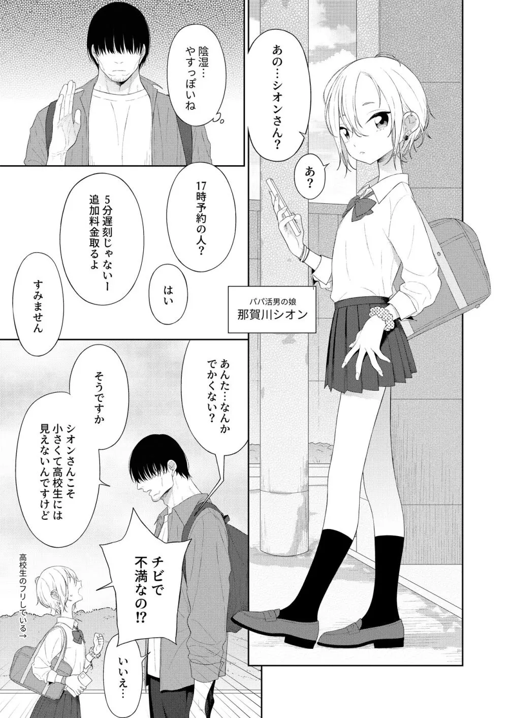 陥落!パパ活男の娘 Page.2