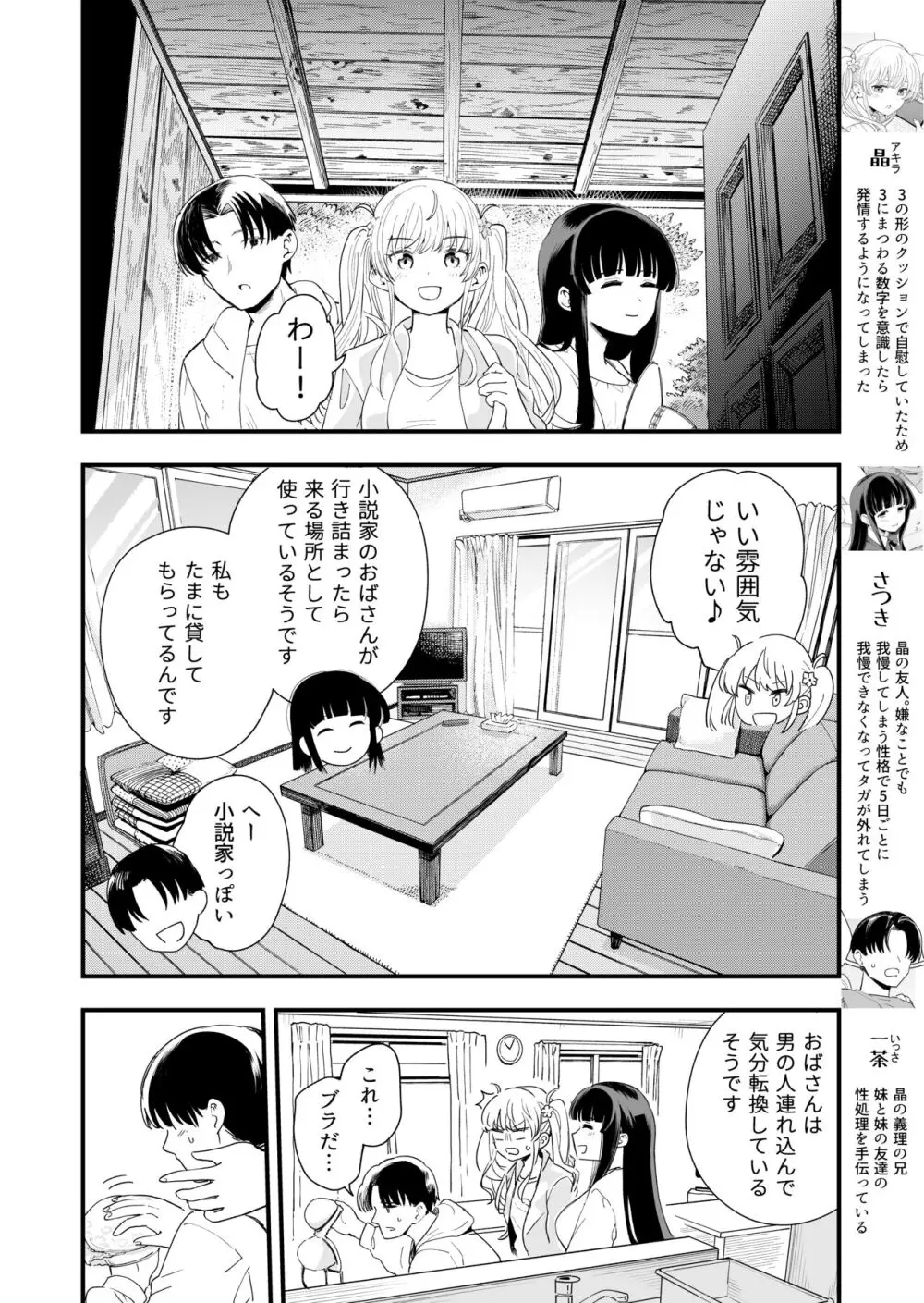 サセてくれる義妹と妹の友達との5月5日 Page.3