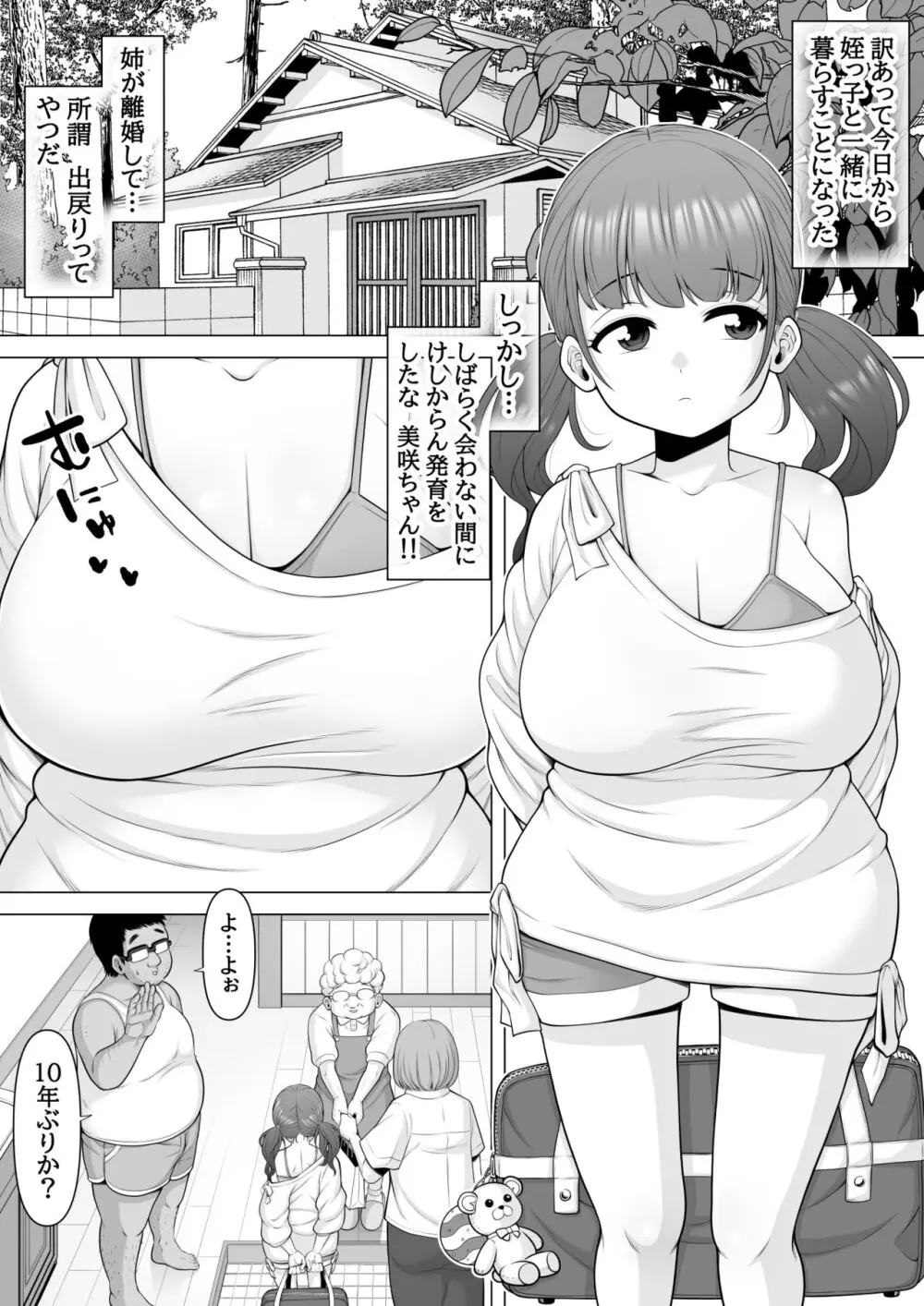 10年ぶりに会った巨乳メスガキ姪っ子が俺をバカにしてきたのでお仕置き睡眠姦レイプしちゃいました-姪っ子を睡眠姦 Page.2