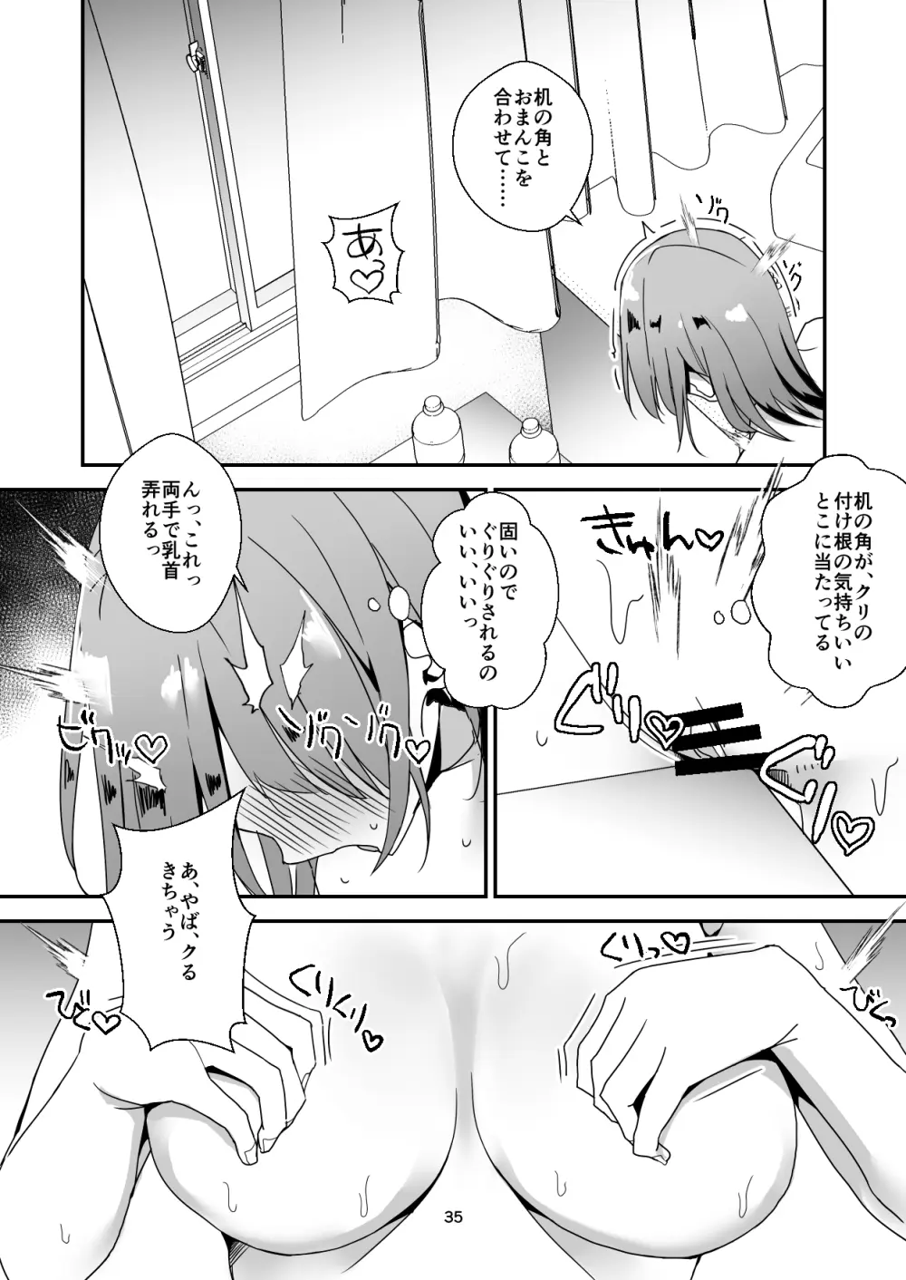 朝おんしたのでひたすらオナニーします 2 Page.35