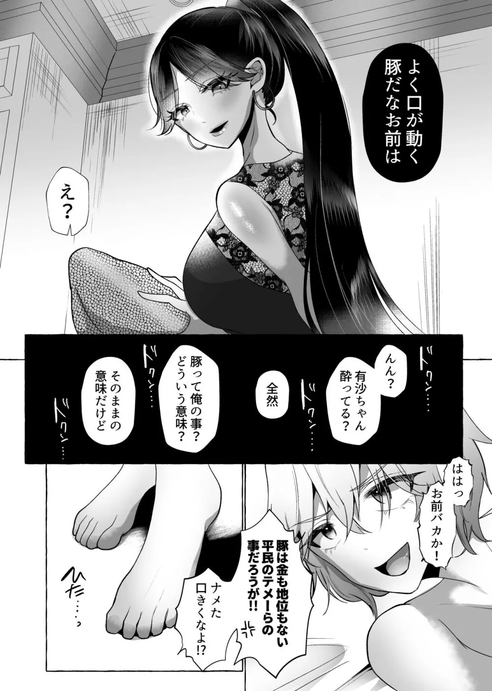 はるか100%♀ 御曹司強制女装メス豚化 Page.9