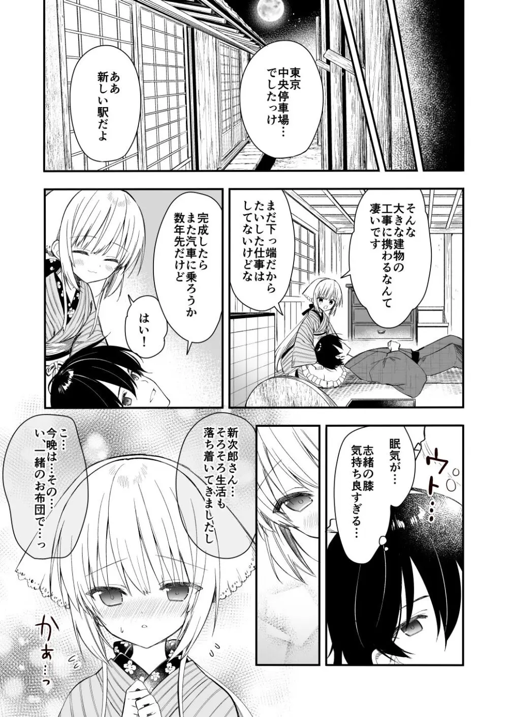 長屋暮らし、幼な妻 Page.10