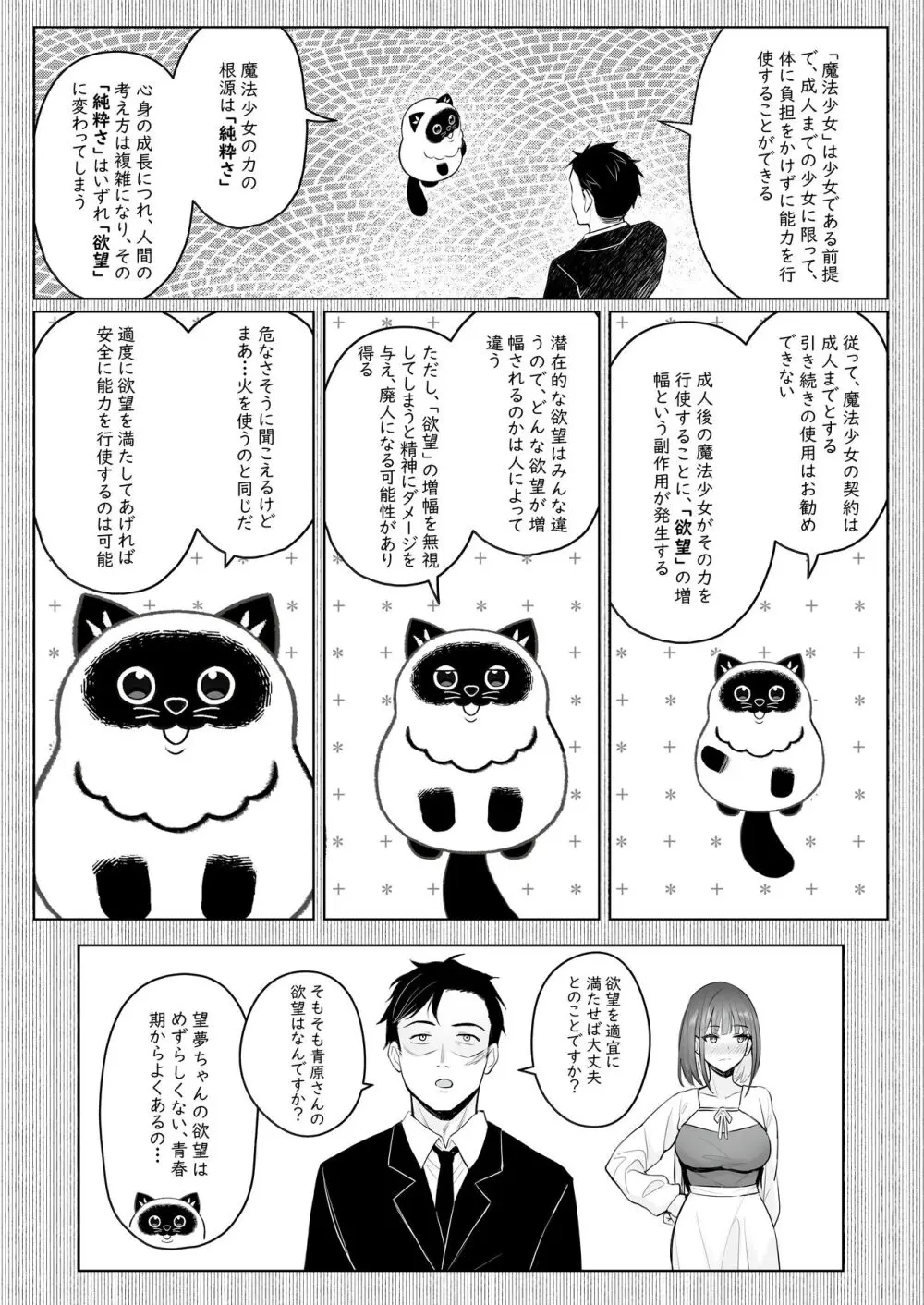 元魔法少女の仕事話 青 Page.16