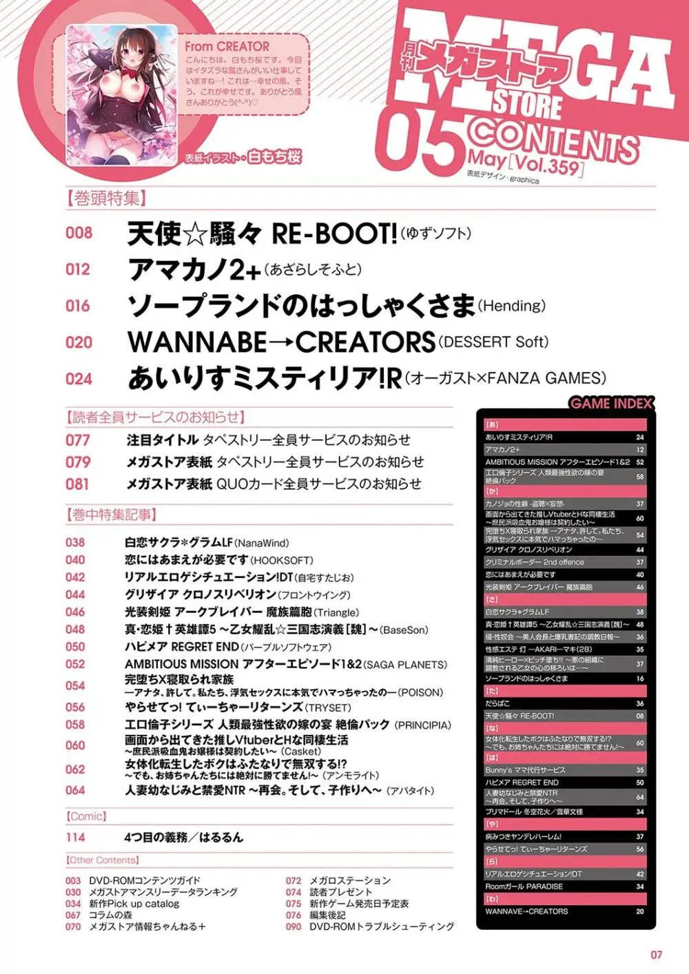 月刊メガストア2023年5月号 Page.2