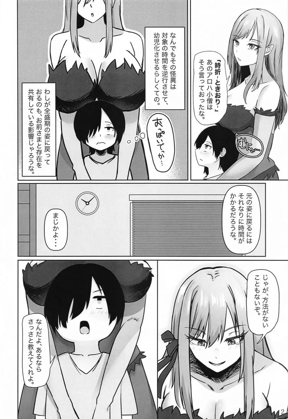 癒物語~金髪グラマーな吸血鬼とデカ乳クラス委員長によるセックス治療~ Page.3
