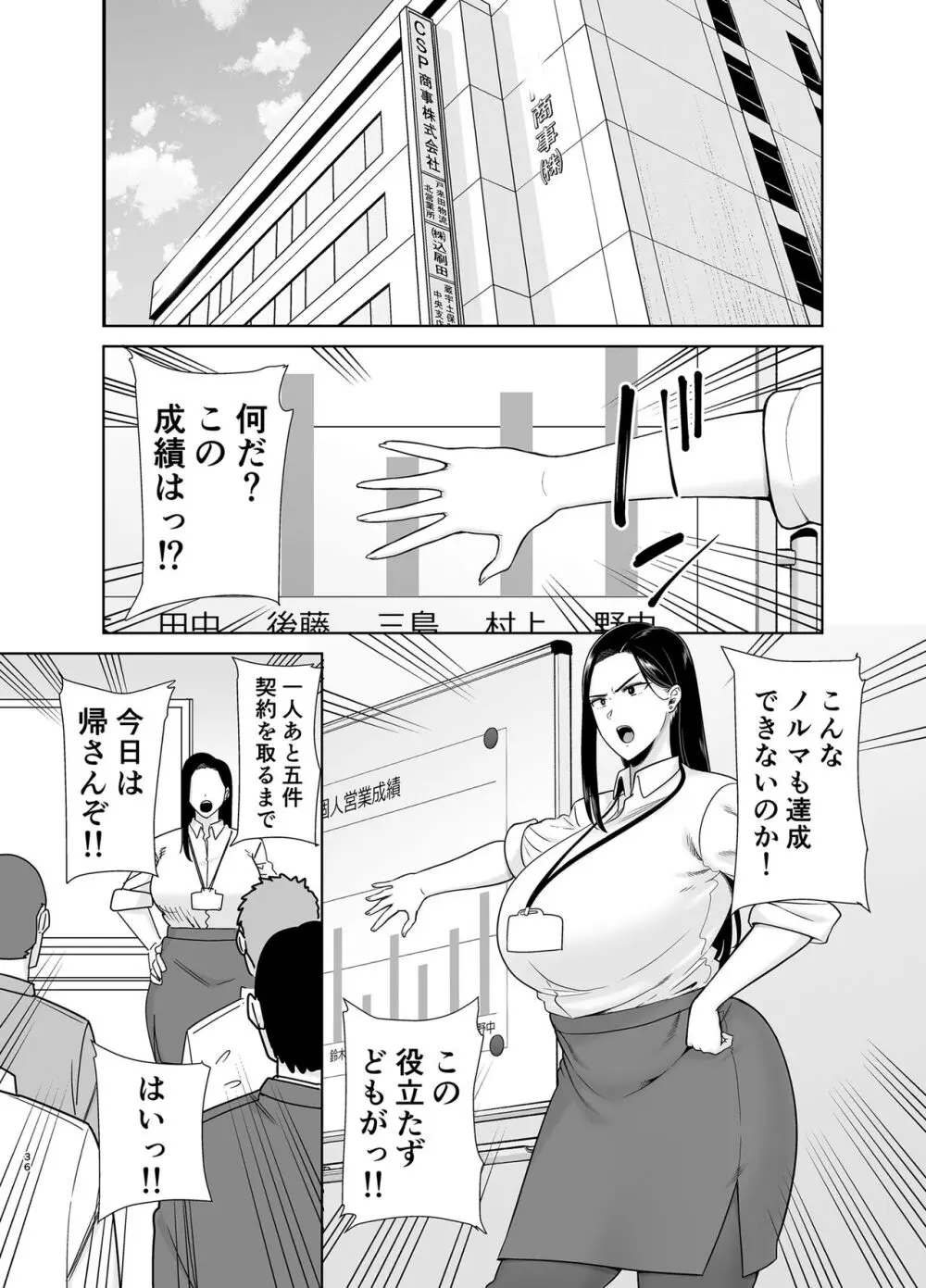 パワハラ女上司と社畜くん Page.35