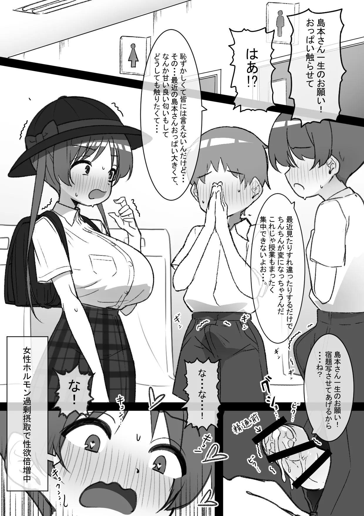 女性ホルモン薬で巨乳になった〇学５年生 Page.14