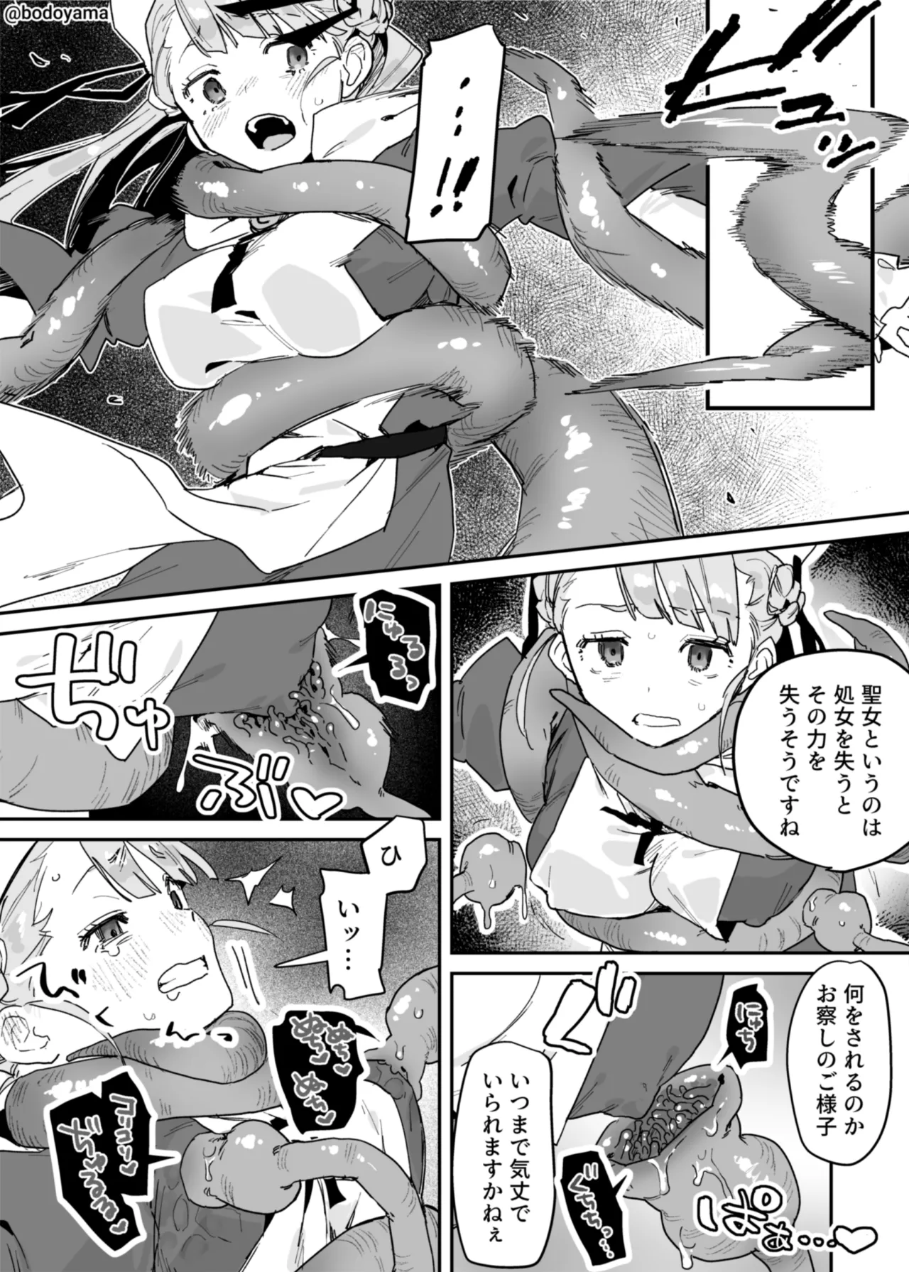 敵国の聖女が処女喪失しただの少女になってしまう話【ちょっと触手あり】 Page.2