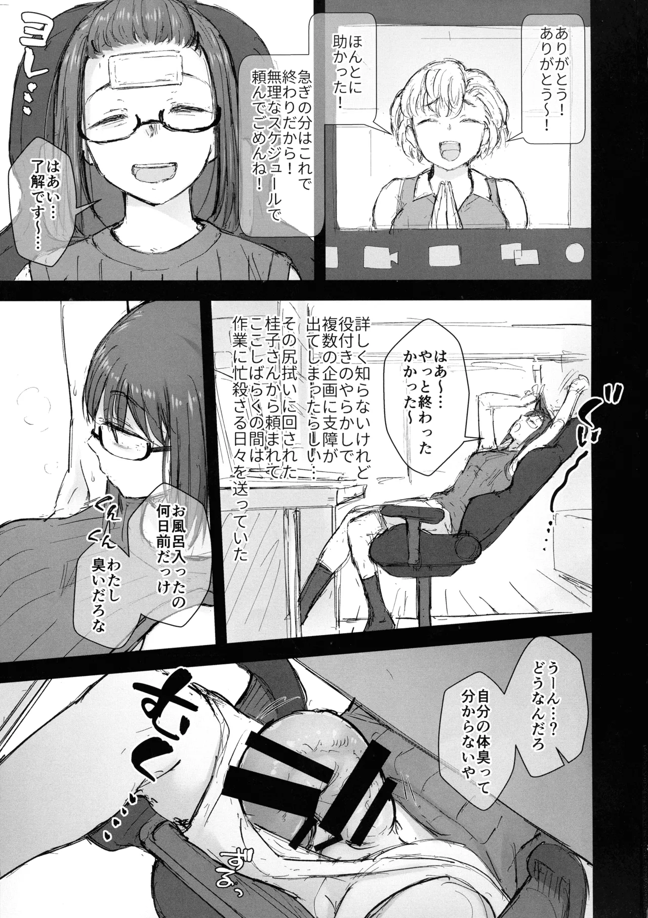 シャワーを浴びて、食事をしたら・・・自慰。 Page.2