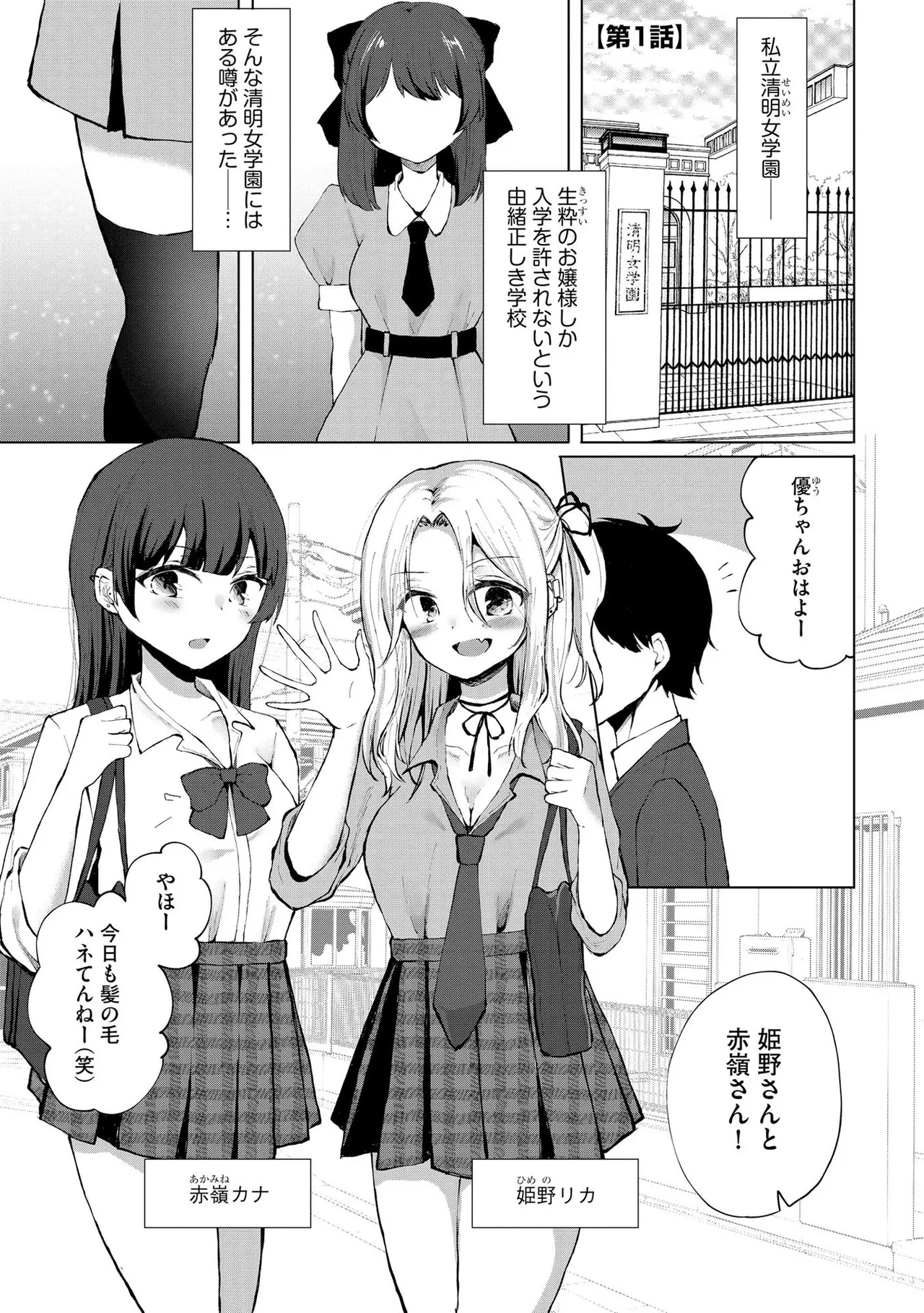 キミは共有ディルド~お嬢様校のドSビッチたちとペット生活~ Page.4