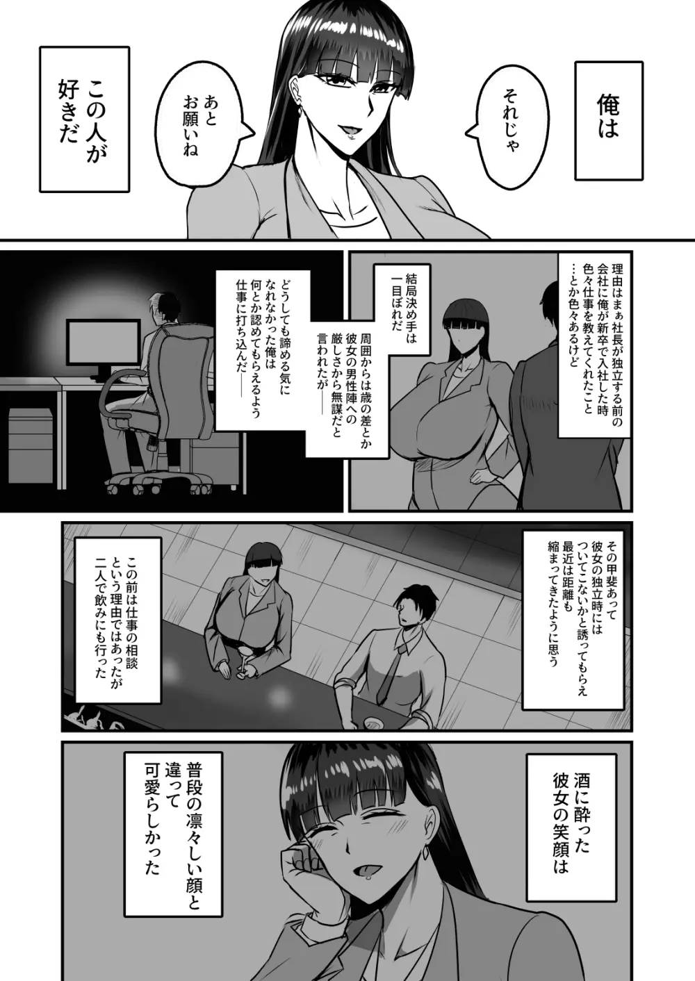 自称男要らずの女上司が俺をオカズにしていたので Page.5