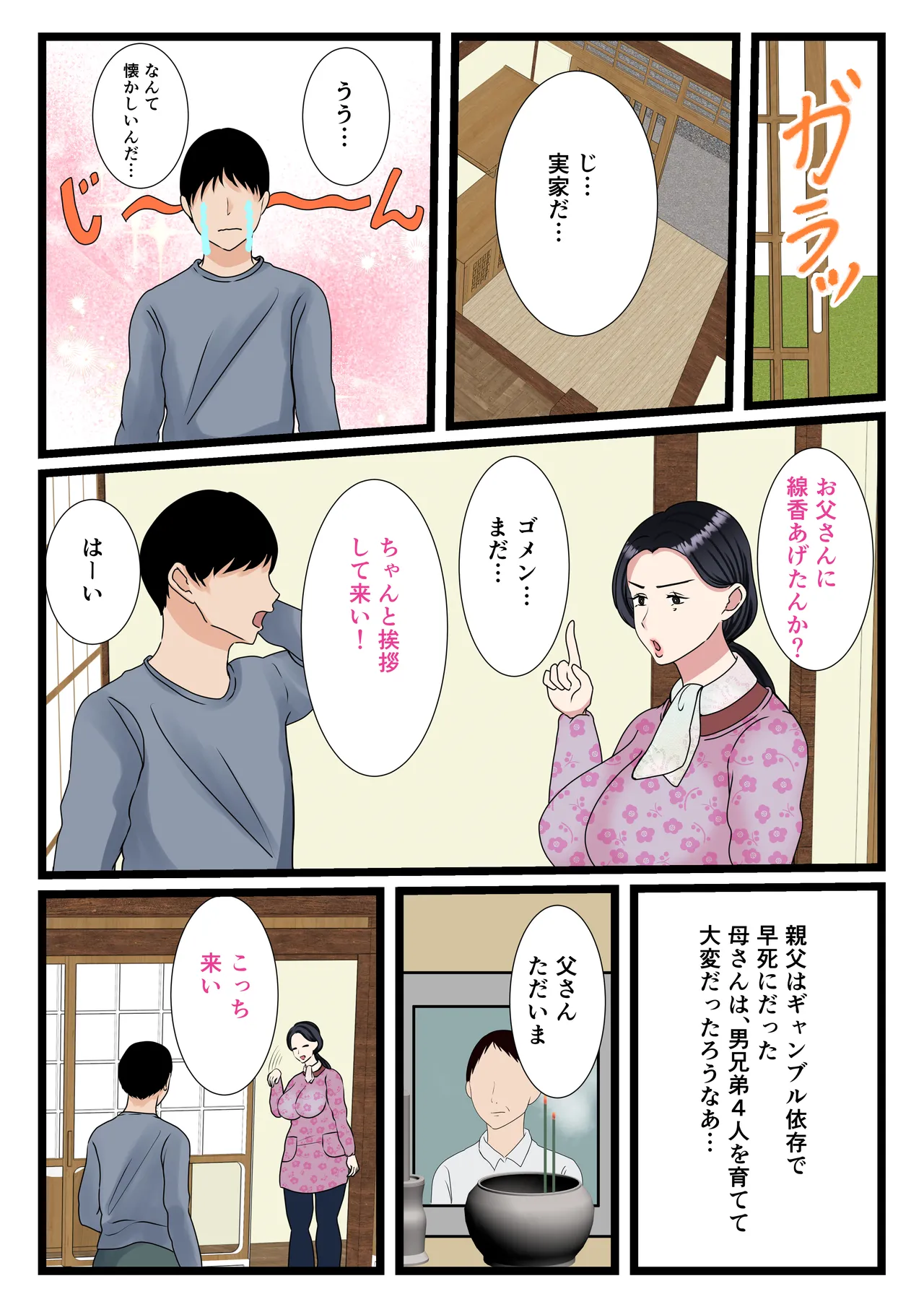 息子をムラムラさせる田舎のおっ母さん~母のふるさとま〇こはあったかい~ Page.5