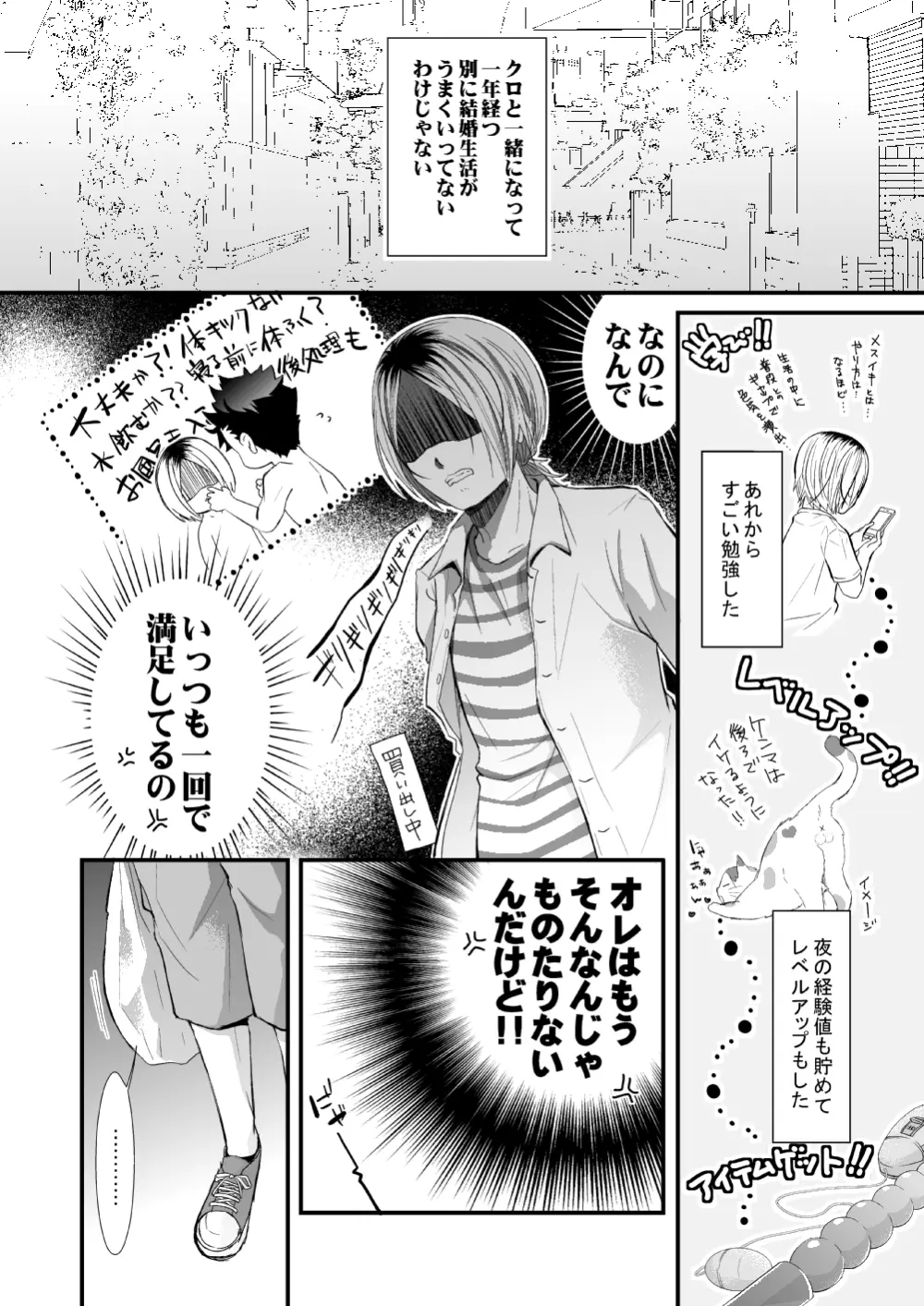 黒猫と三毛猫の新婚生活録 Page.7