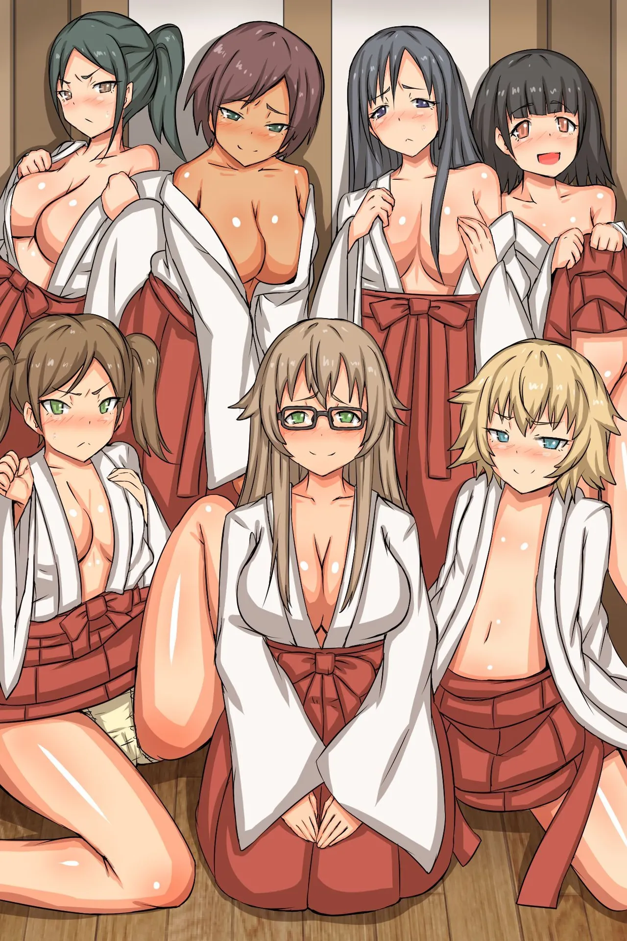 中出し祈願!ハーレム神社~えっちな巫女さんと参拝でイクっ!~ Page.2