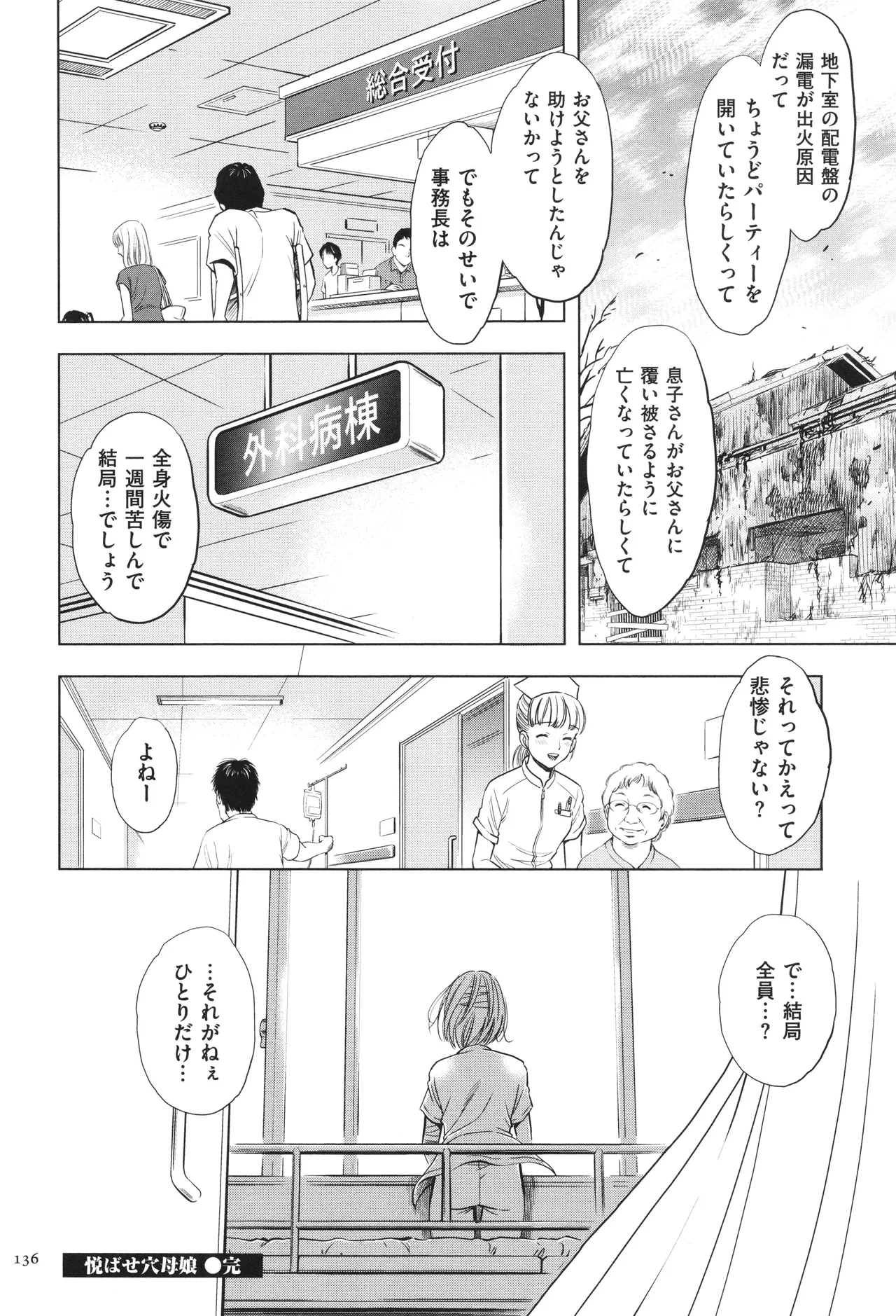 悦ばせ穴母娘 Page.136