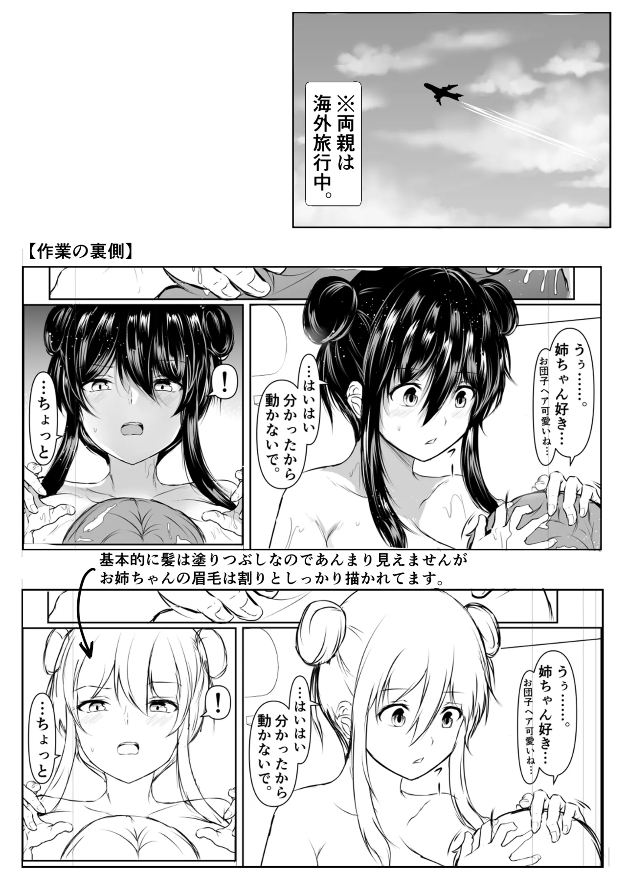 どさくさに紛れて押しに弱い姉と乳首当てゲームした結果 Page.19