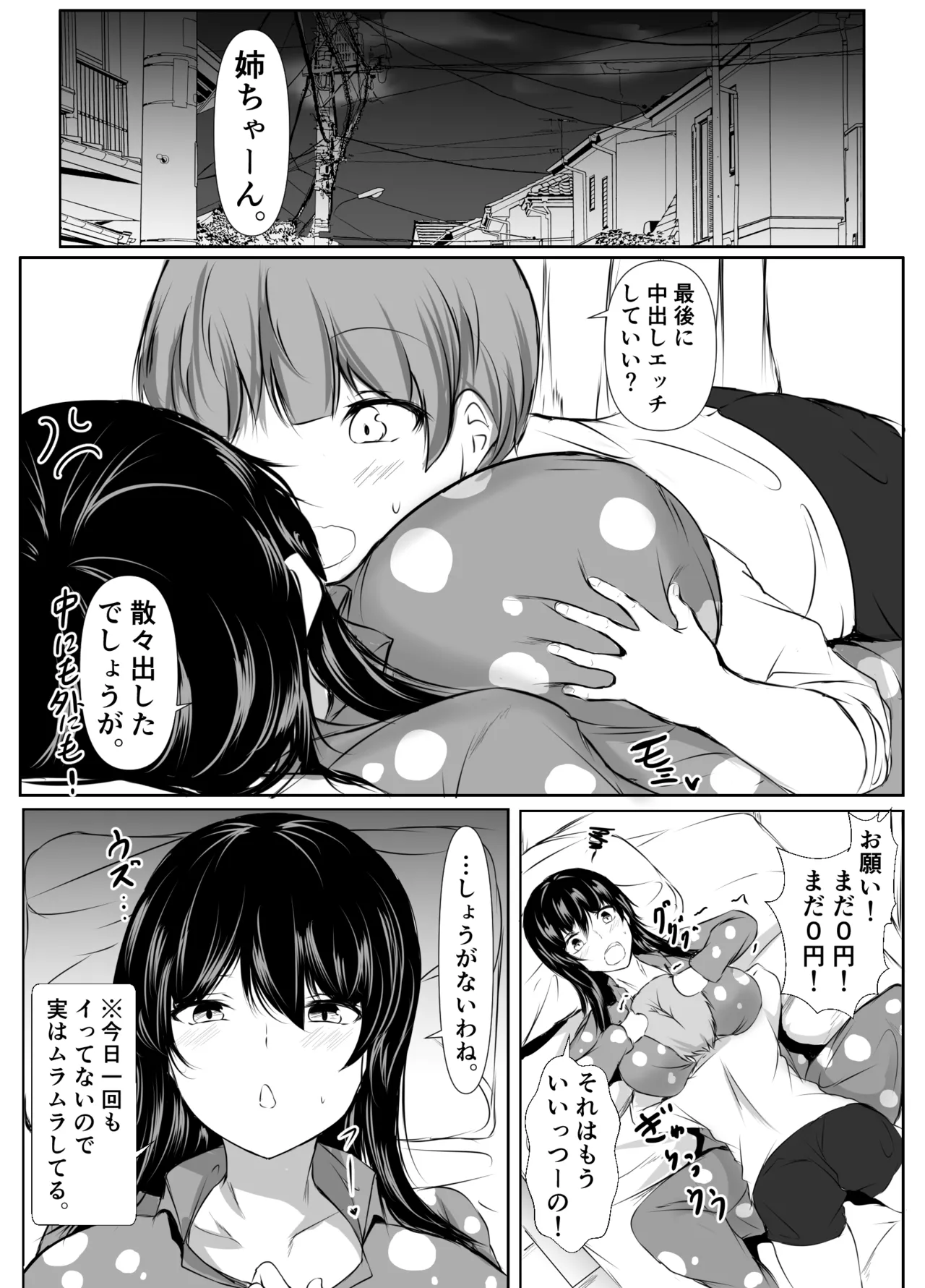 どさくさに紛れて押しに弱い姉と乳首当てゲームした結果 Page.28