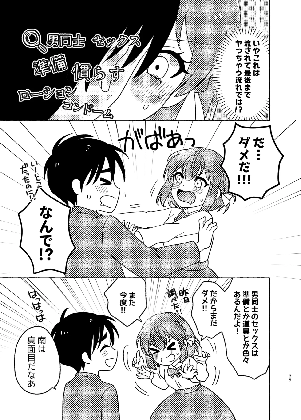 親友×女装=恋人 Page.35