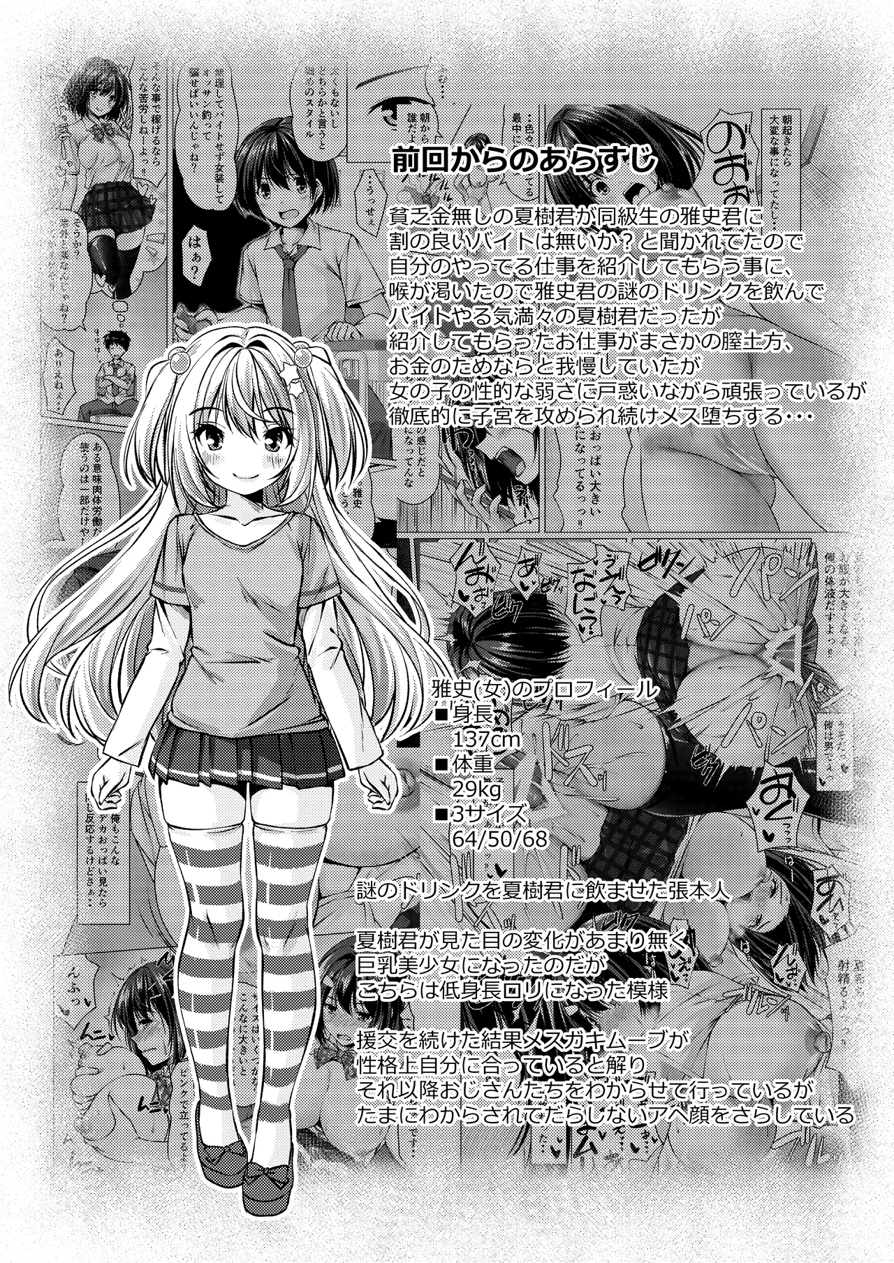 バイト紹介してもらったら何故かTS化して援交していたpart2 Page.3