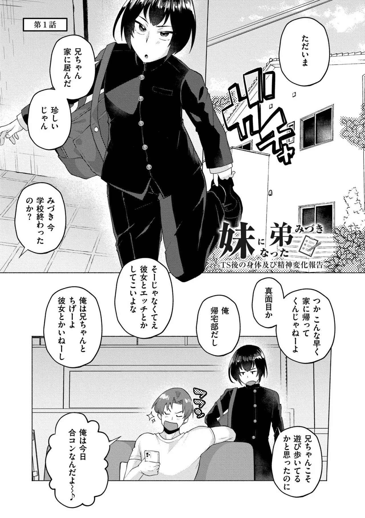 妹になった弟みづき -TS後の身体及び精神変化報告- Page.3