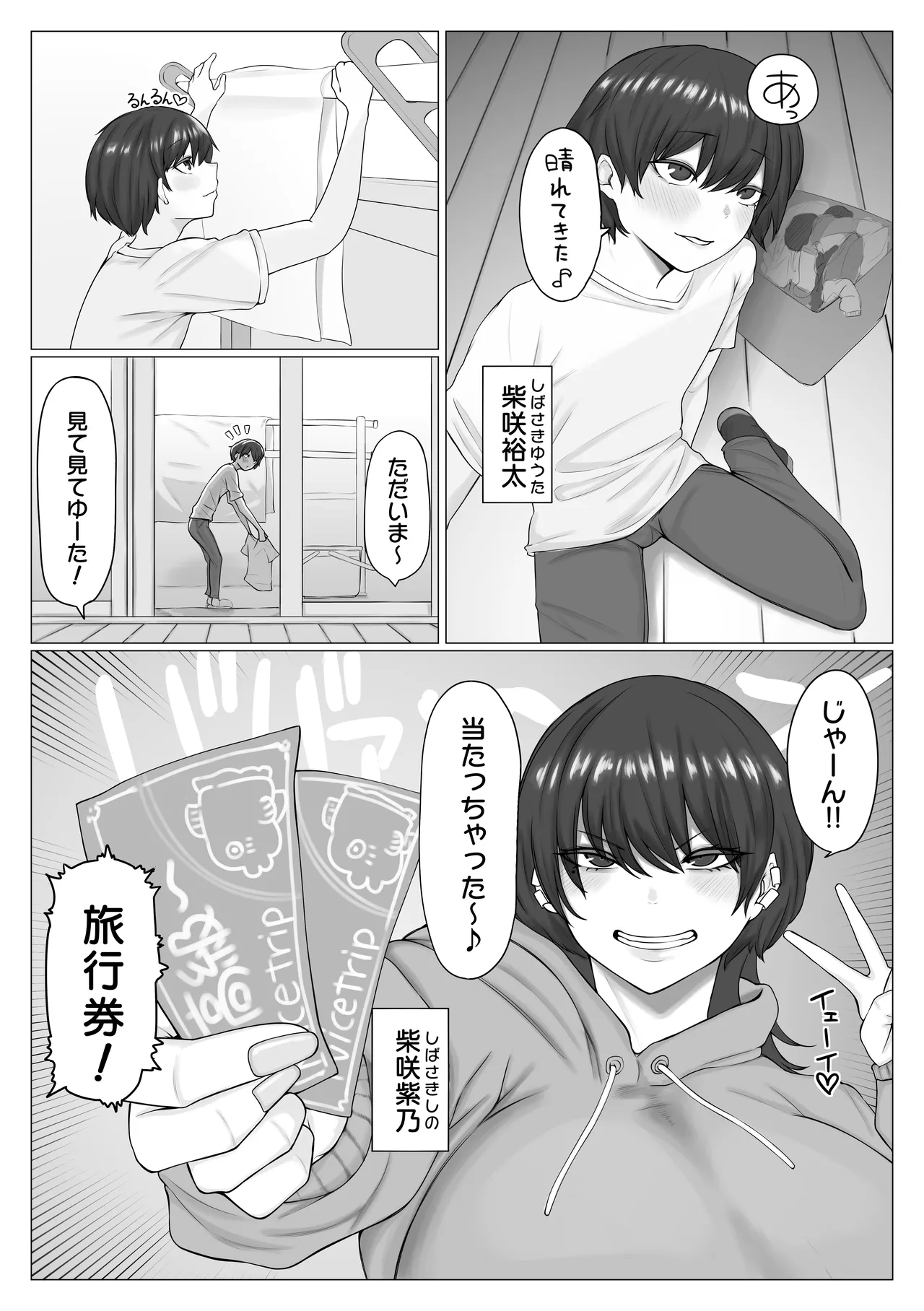 姉弟が旅行先でめちゃくちゃセックスするお話 Page.2
