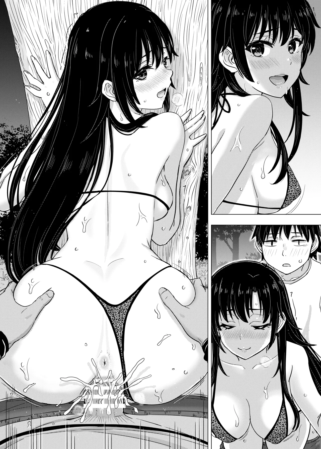 元教え子をセフレにして夜中の公園で青姦しちゃう平塚先生 Page.6