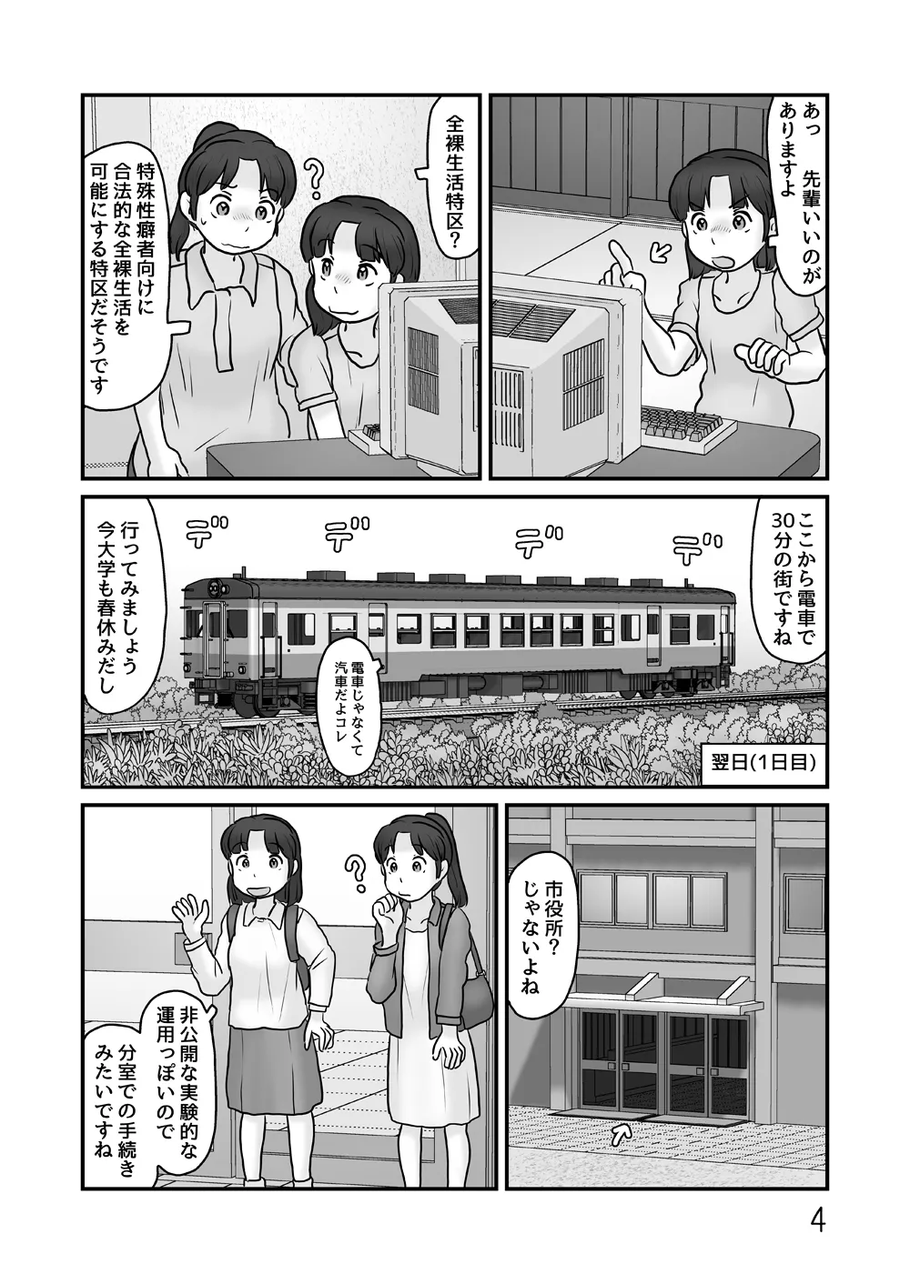 全裸で生活してみる Page.4
