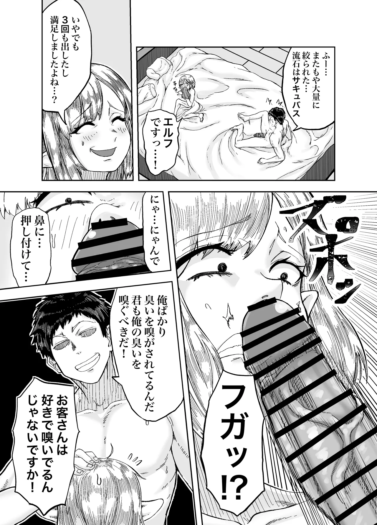 風呂嫌いな地味顔エルフの娼婦を騙して嫁にする Page.15