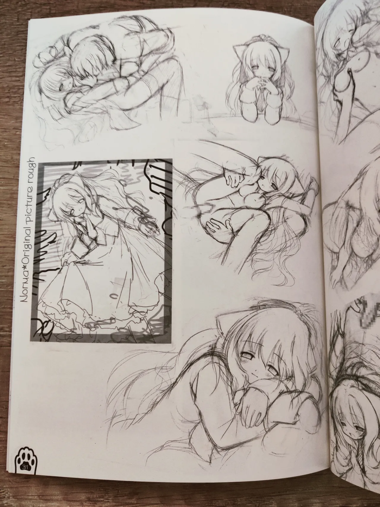 ネコっかわいがり! Original Picture And Rough Sketches Book Page.28
