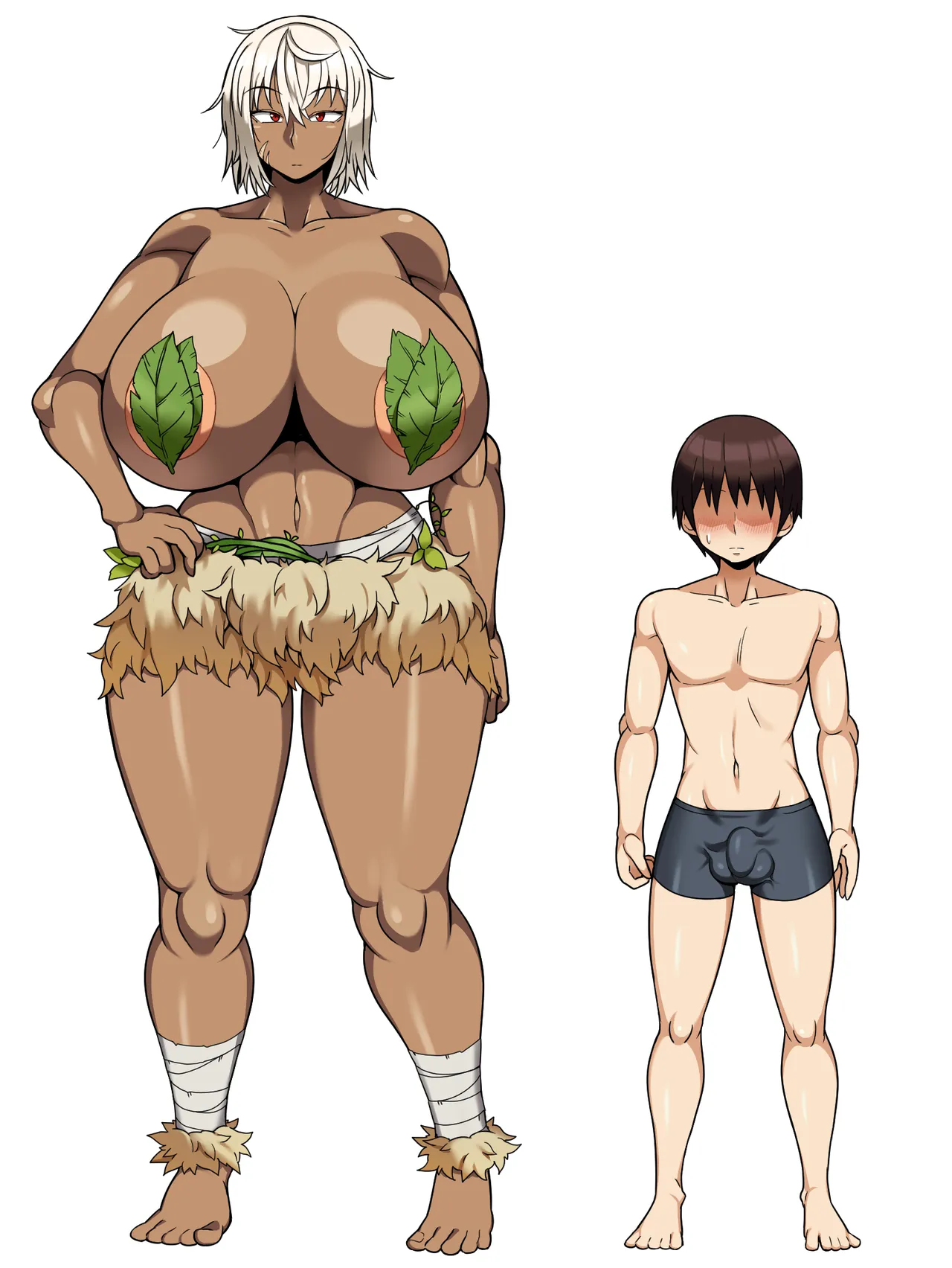 無人島でデカ尻ムチムチアマゾネスさんと汗だくSEX Page.50