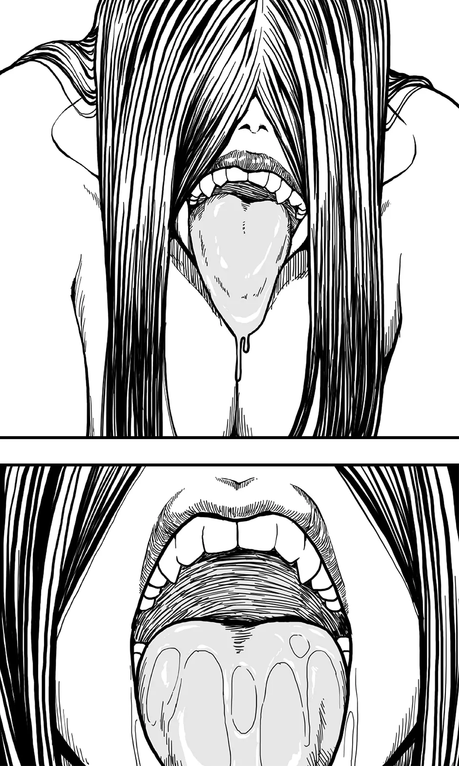 洞窟の女巨人と、それに呑み込まれた好奇心旺盛な少年たちの悲劇。 Page.33