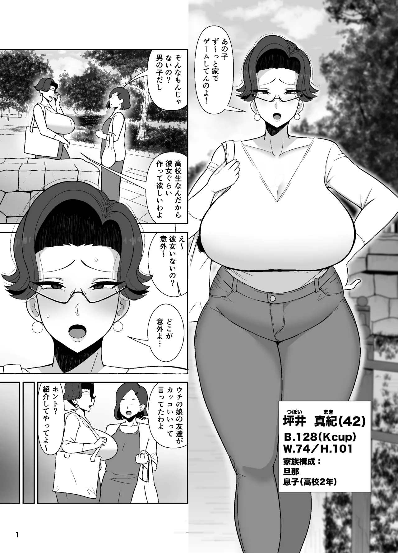 坪井真紀(42)は2分後息子と親子でセックスをする Page.2