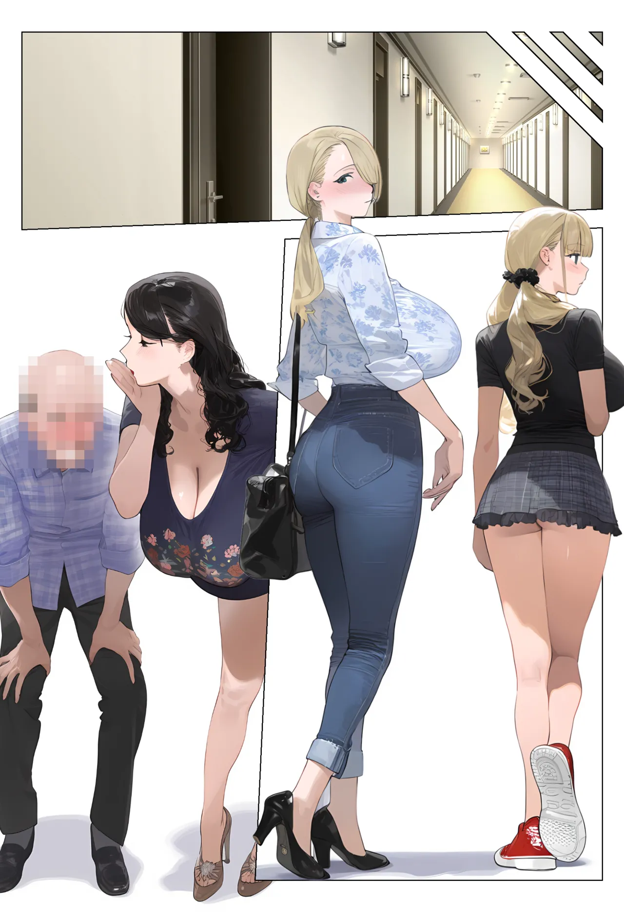 催●アプリで全員支配、妊娠適齢デカ乳美人おじさん赤ちゃん托卵中3 Page.56