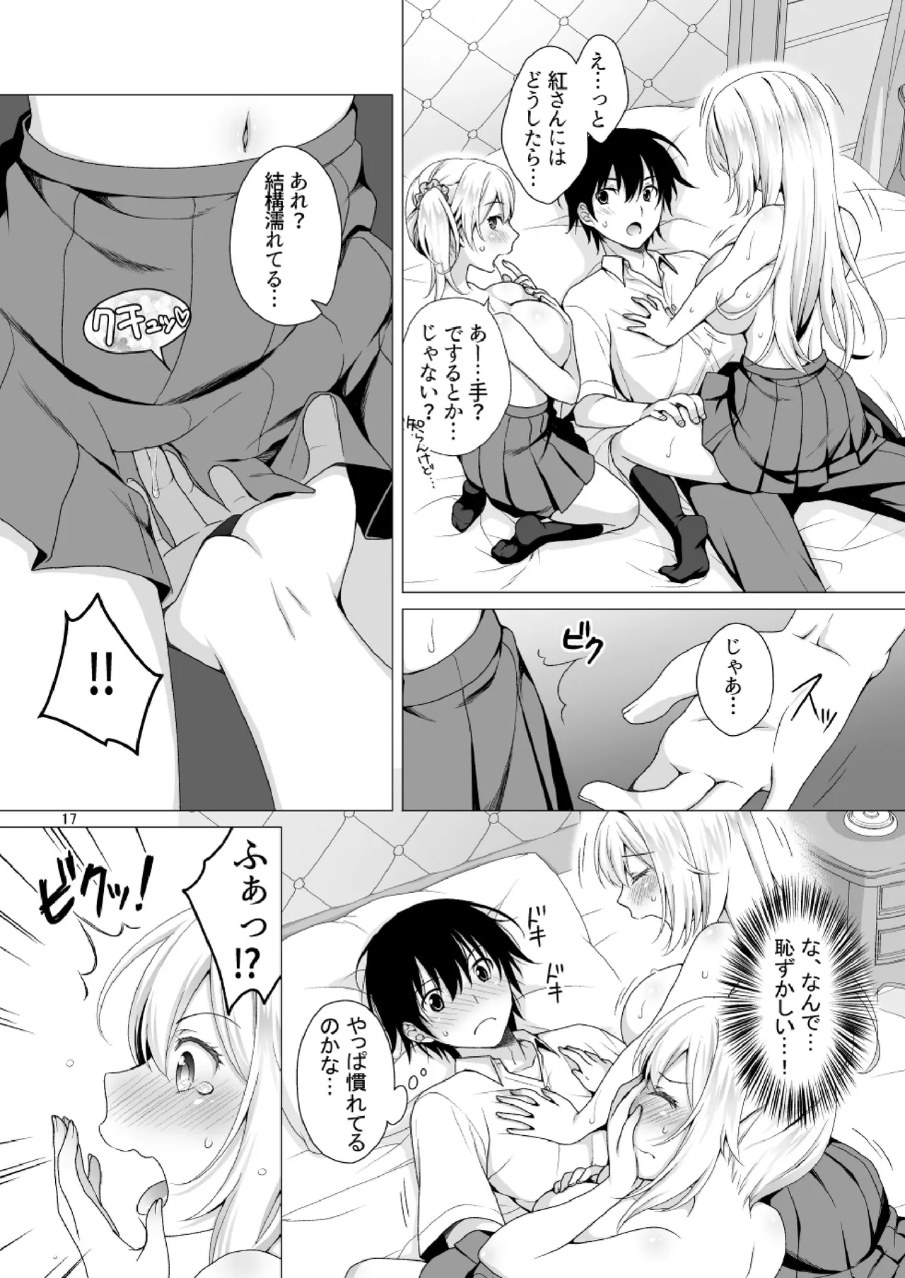 理想の彼女3 ～ちょろカワお嬢様・紗良 彼女公認の姉妹ご奉仕H～ Page.17