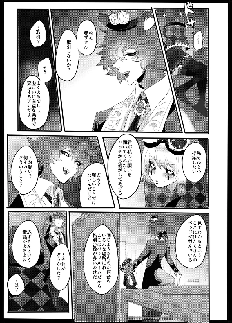 赤ずきんはオオカミに食べられる。 Page.6